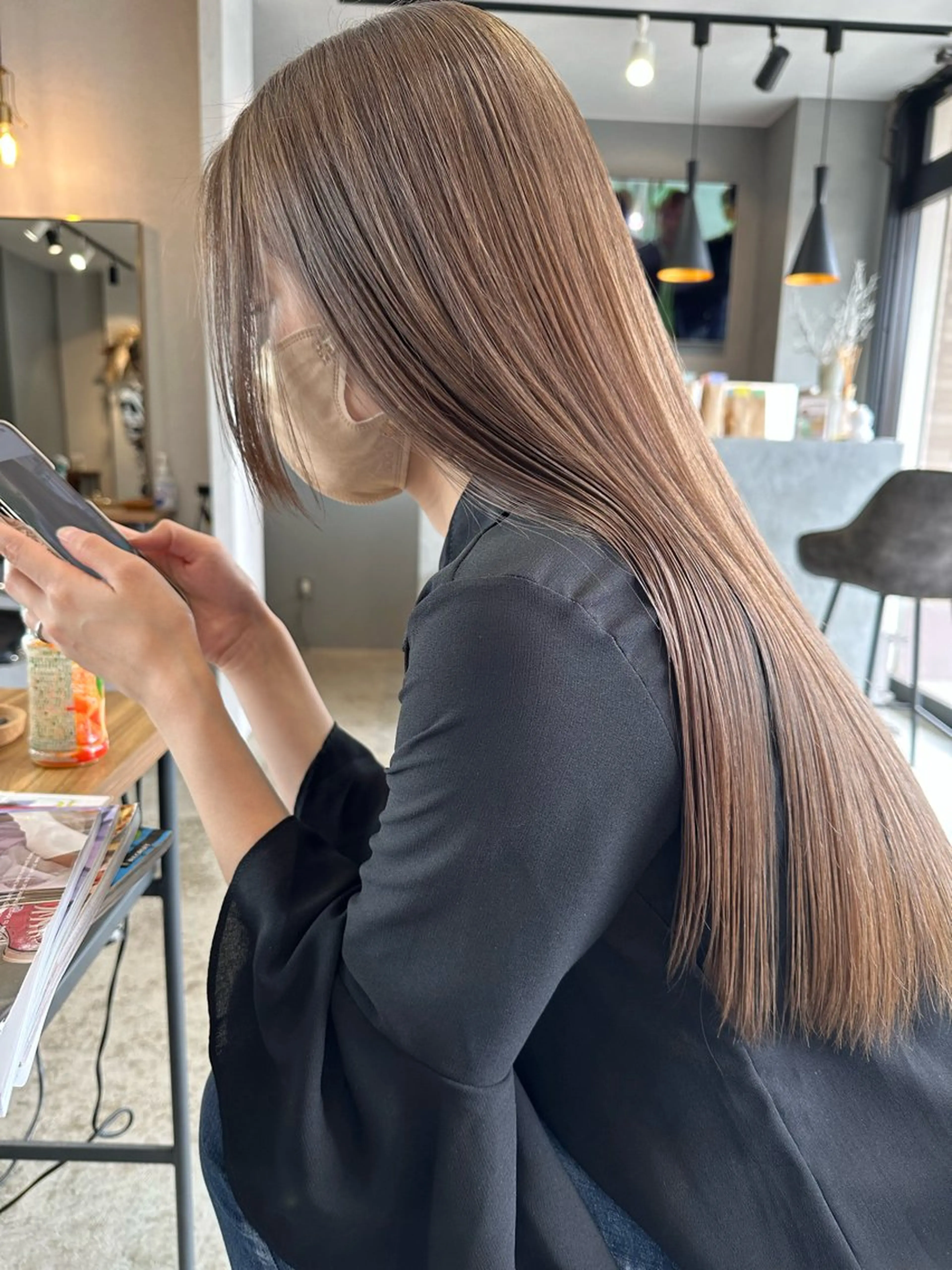 ロング カラー カット ヘアカラー トリートメント 🍀石川尚之🍀 HELIMのヘアスタイル