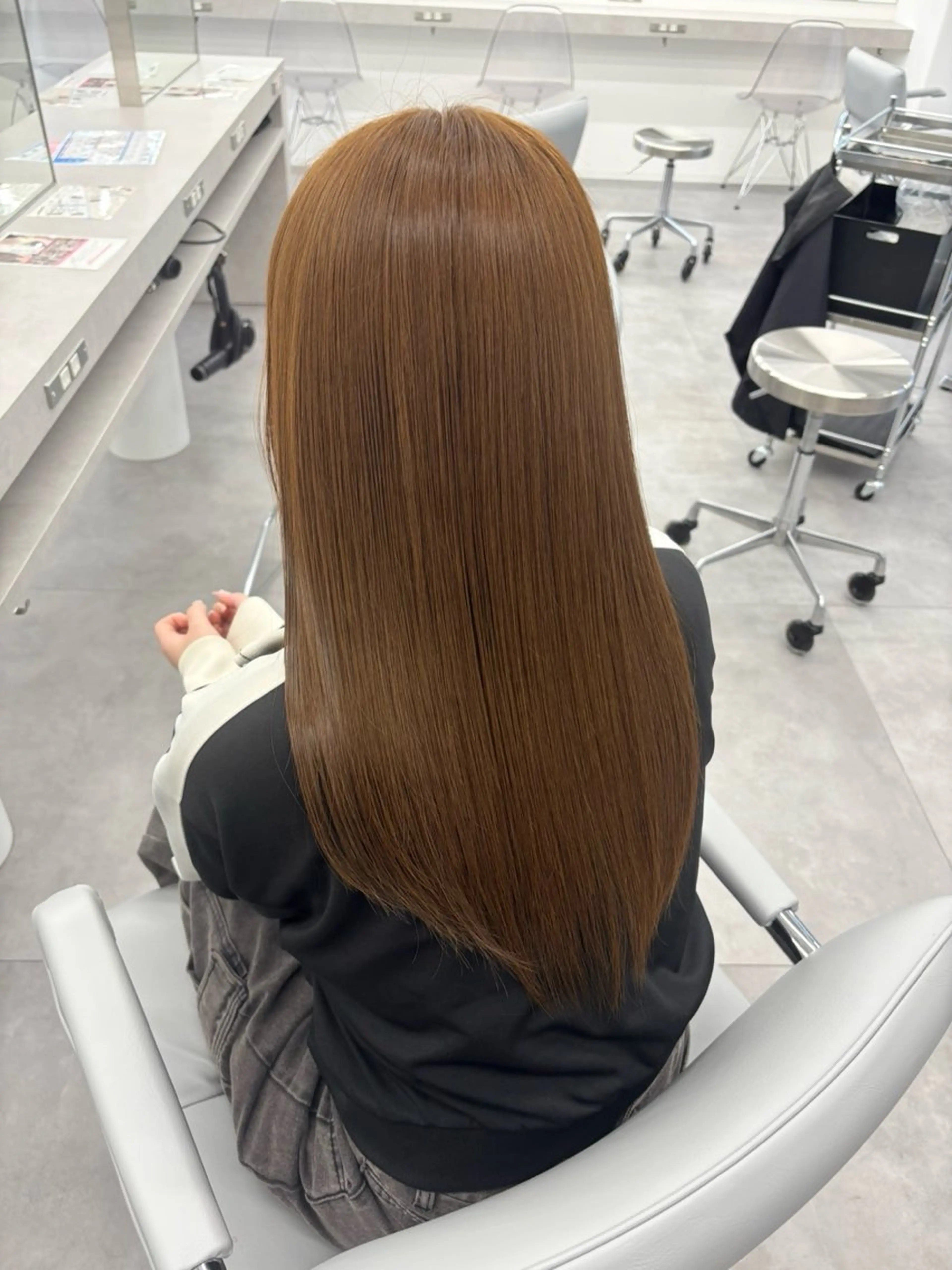 ロング カラー ヘアカラー 🧸🎀ブリーチ ‪栄🎀🧸かのんのヘアスタイル