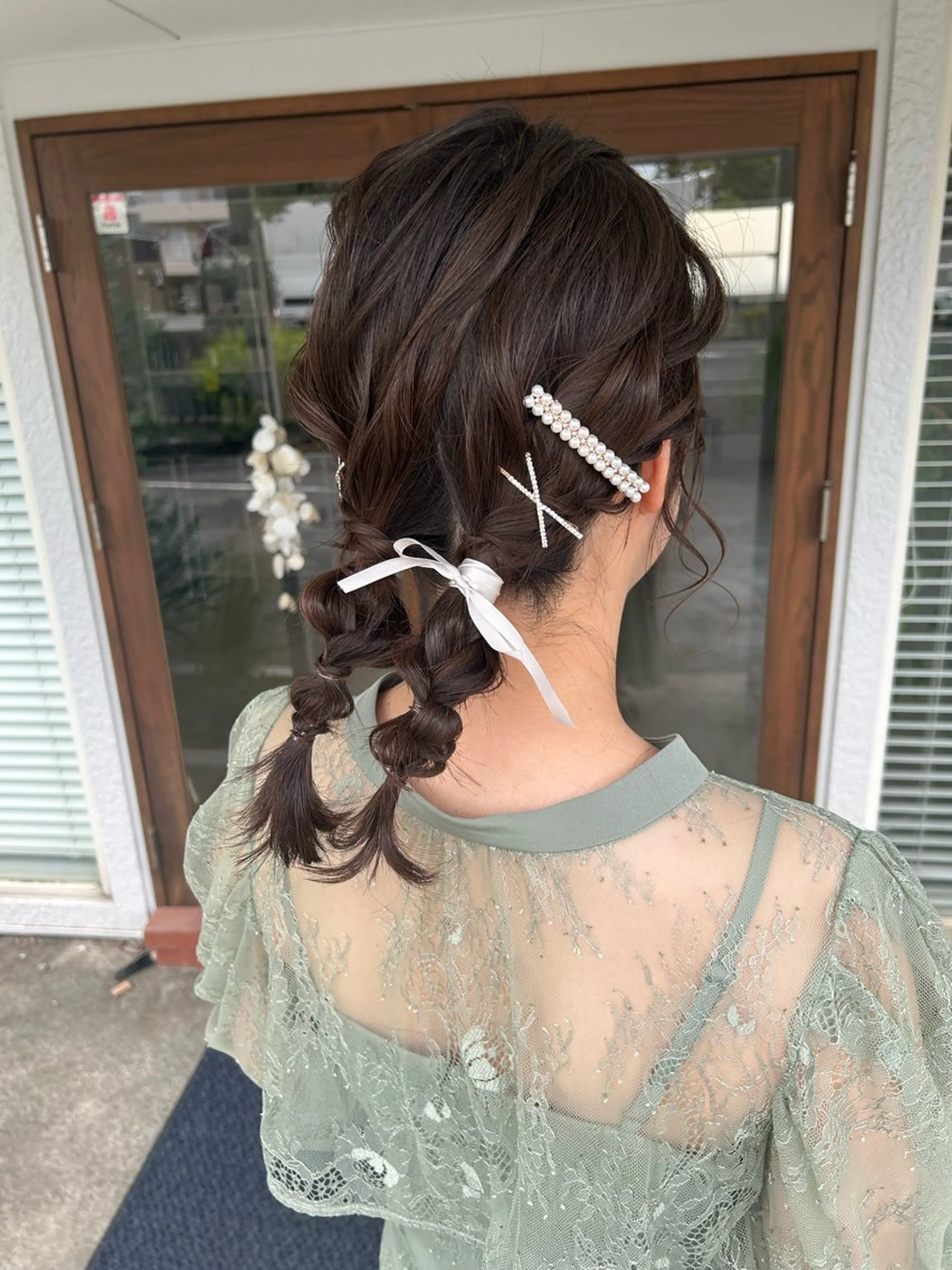 ミディアム ヘアアレンジ 小澤 志穂のヘアスタイル