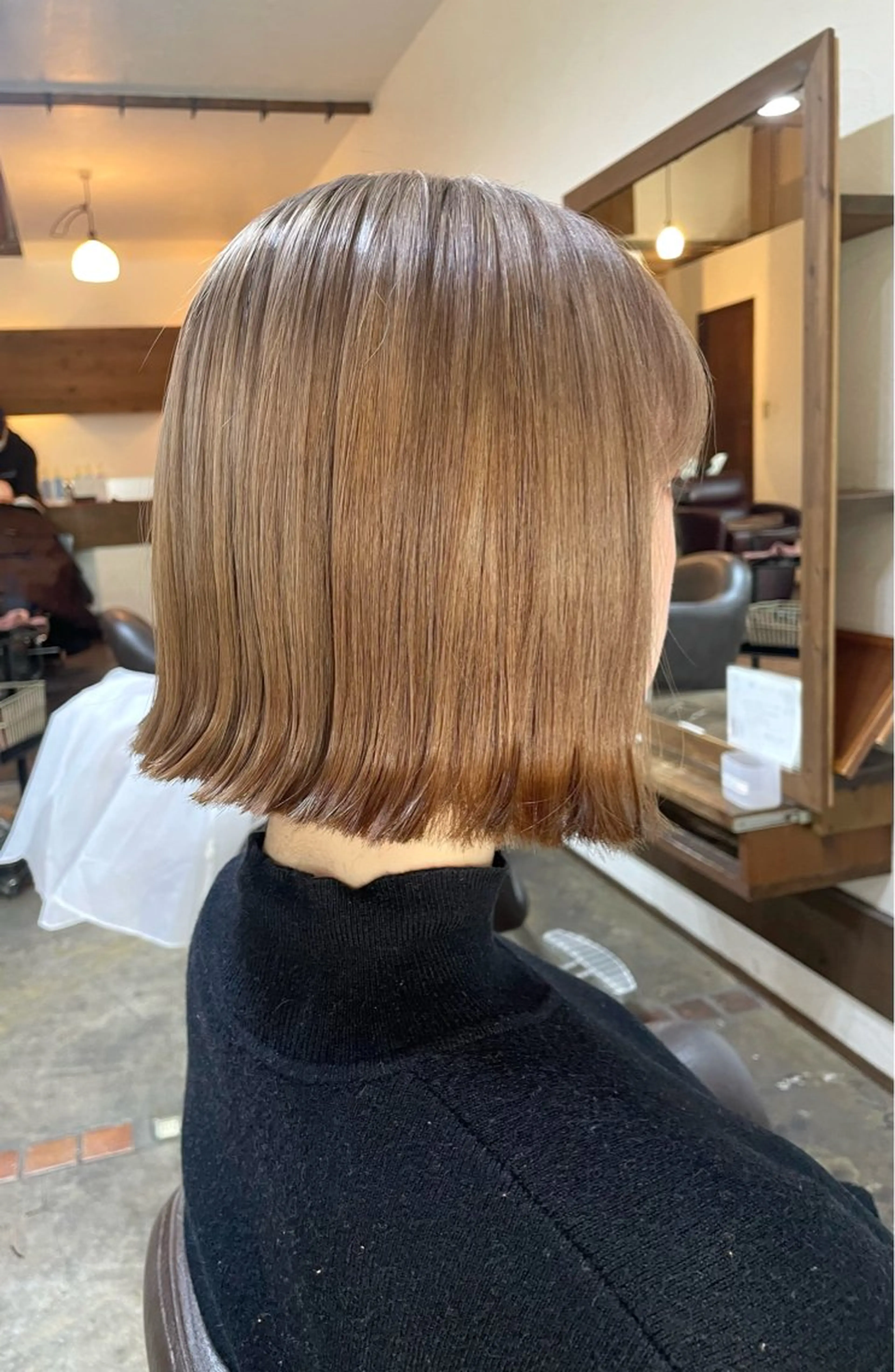 ショート 切りっぱなしボブ ボブ Joliefille 高石店🦋かすみのヘアスタイル