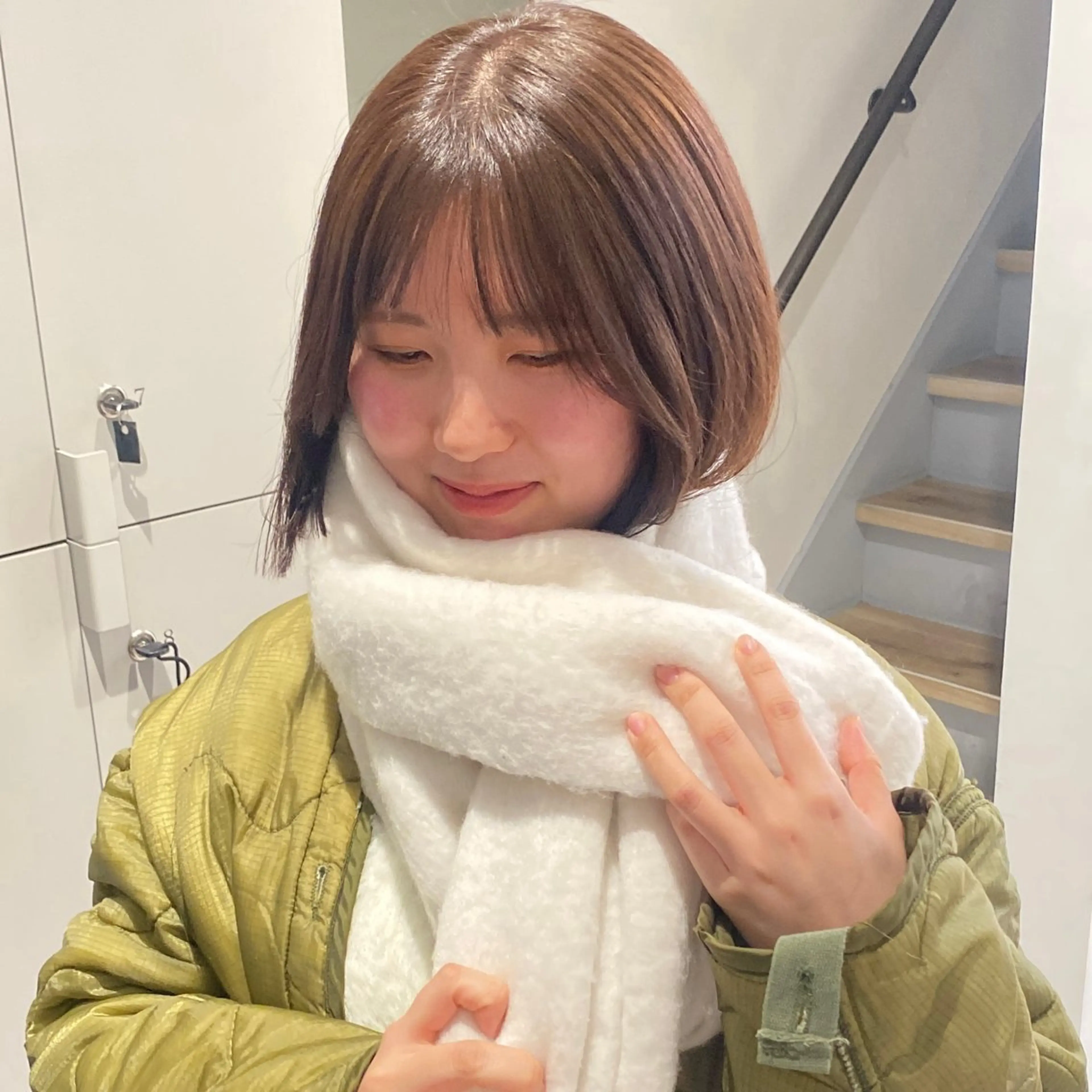 ミディアム カラー カット ヘアカラー トリートメント noa/ 渋谷のヘアスタイル