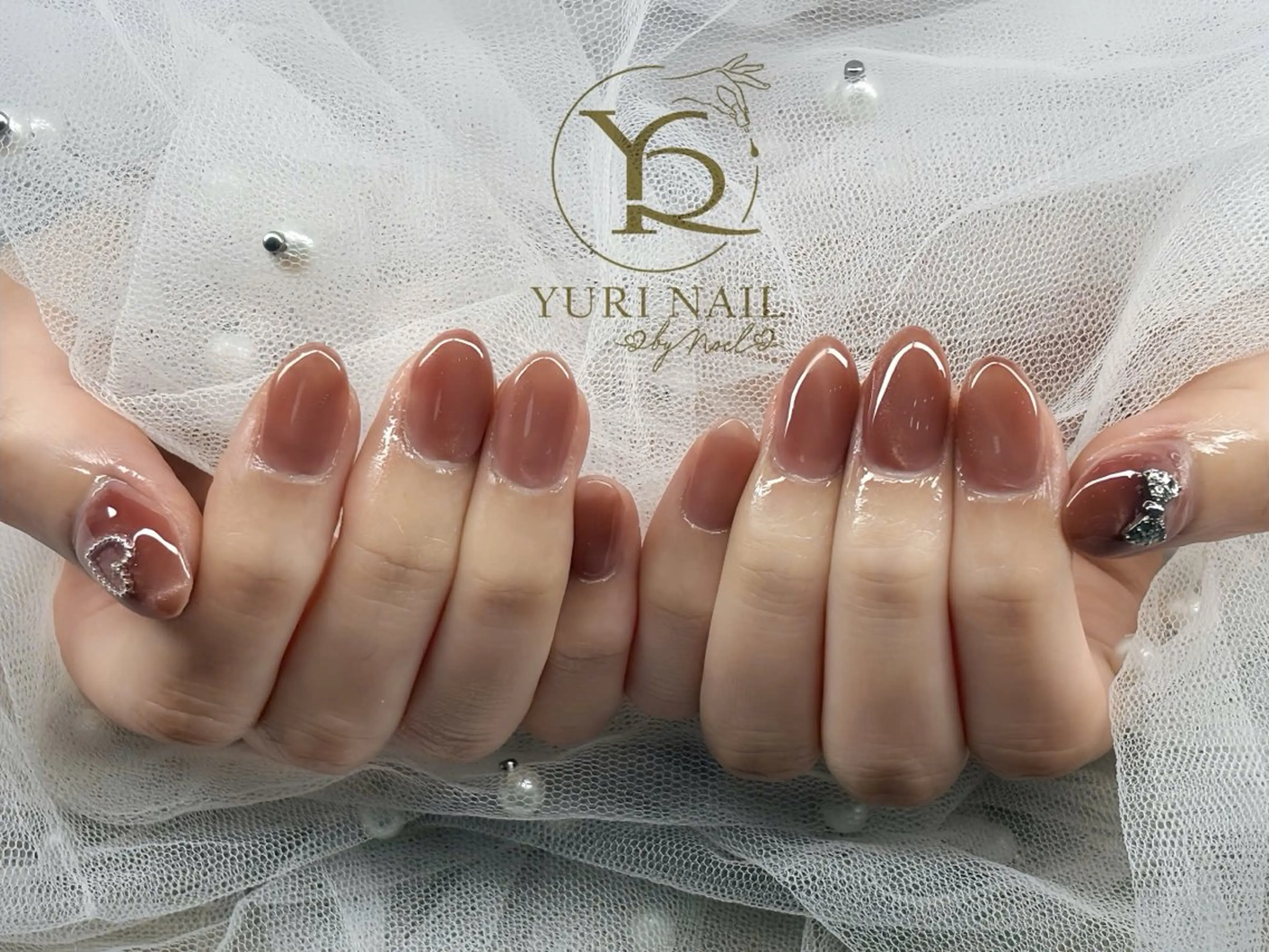 ネイル チークネイル フットネイル グラデーション 韓国ネイル 持ち込み ハンドネイル フットネイル ハンドケア YURI Nail Narita所属・YURI Nail NARITAのネイルデザイン