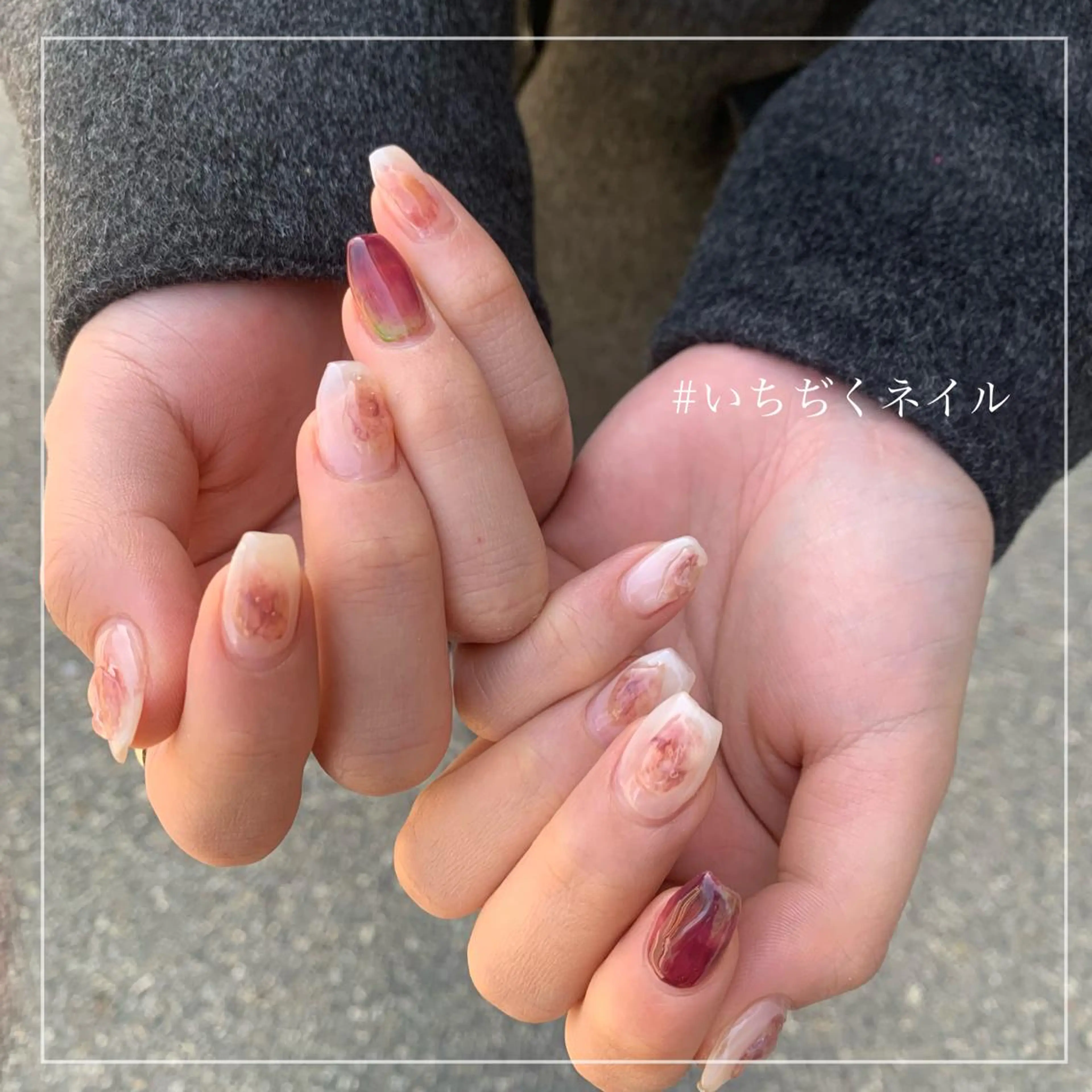 ネイル ハンドネイル ネイルサロン クーのネイルデザイン