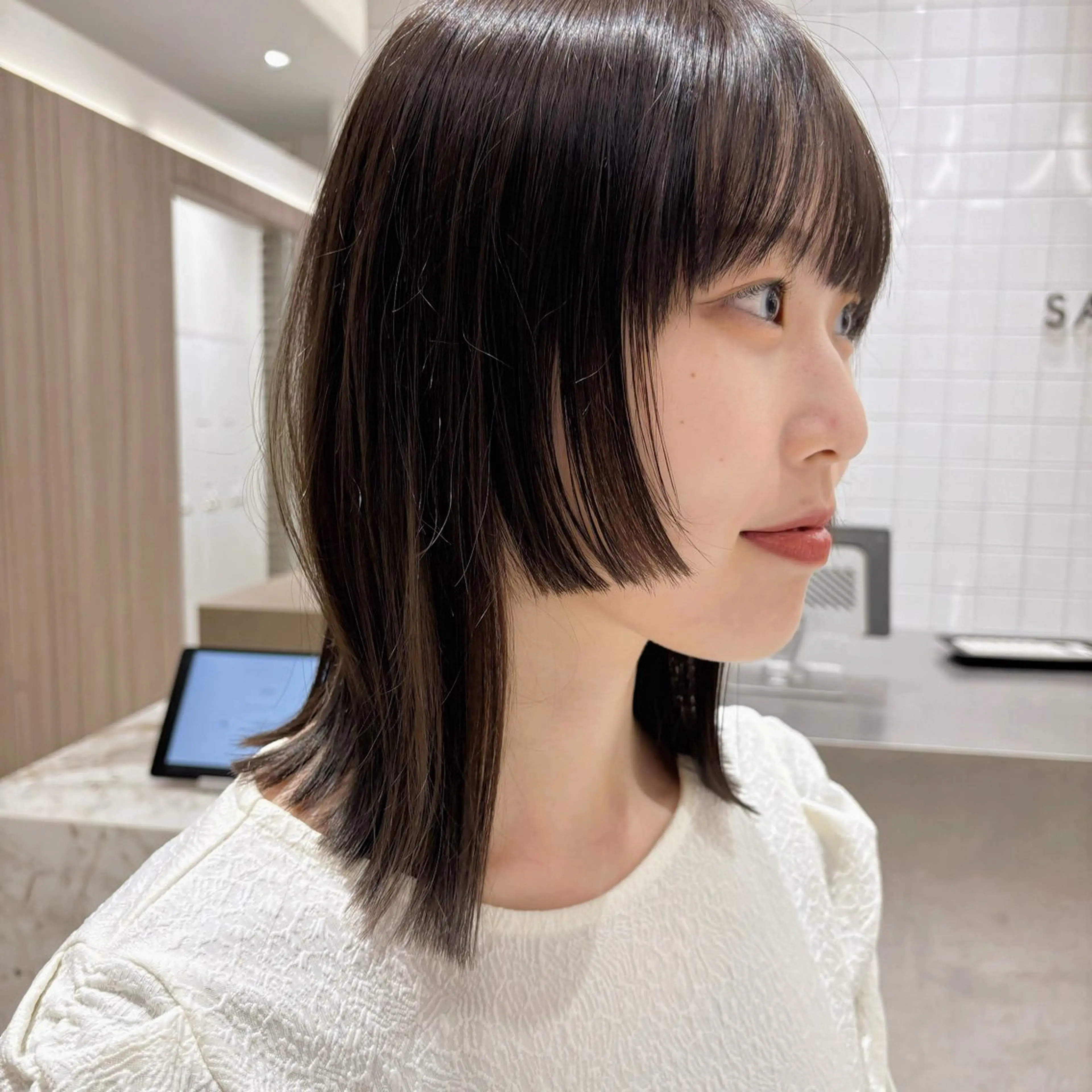 【ご新規様様限定🖤】似合わせカット+超音波トリートメント♡〔丁寧なカウンセリング/ボブ/レイヤーカット/美髪〕の写真