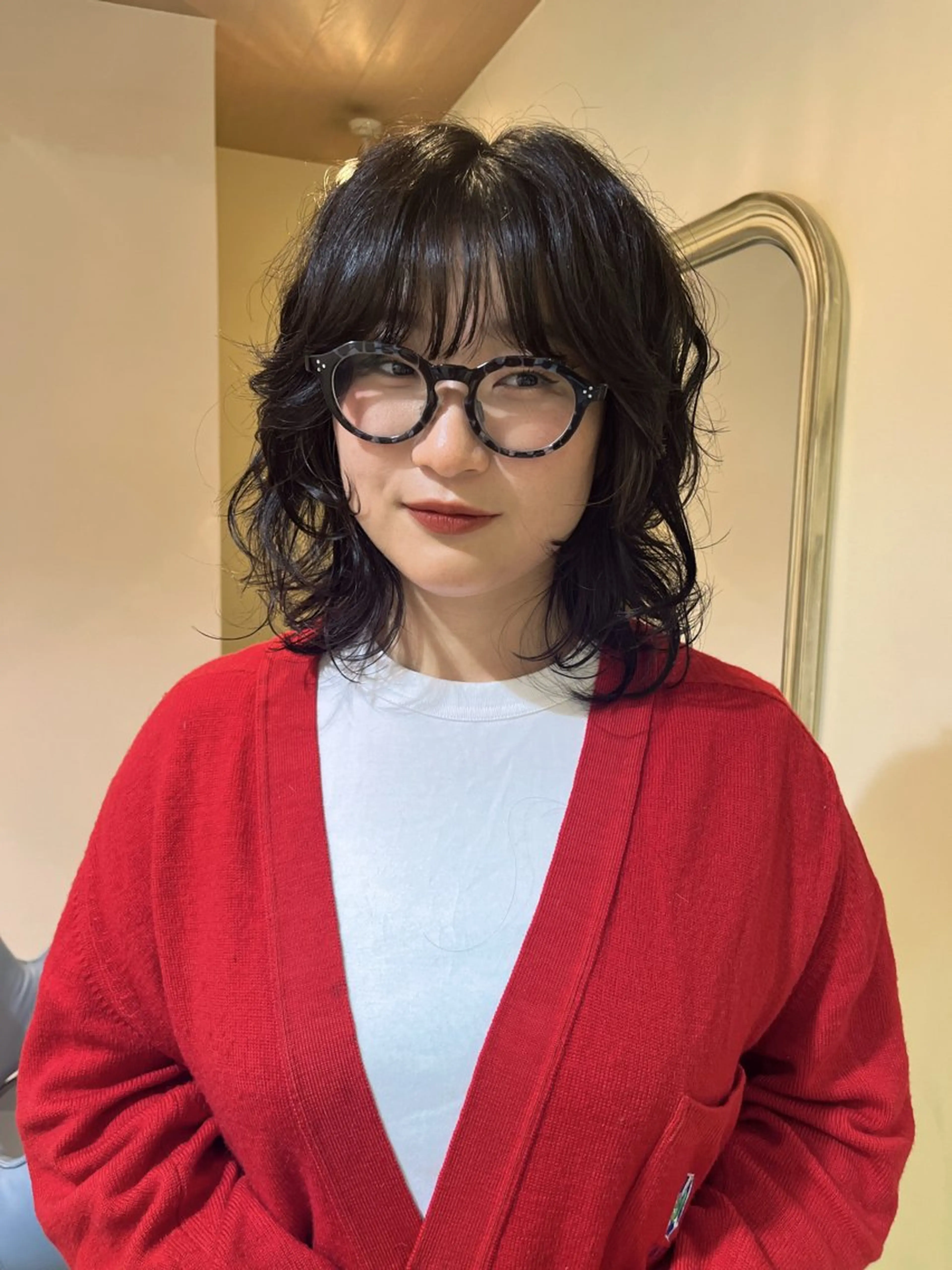 ミディアム レイヤーカット カットモデル募集🤍 🐇anzuのヘアスタイル