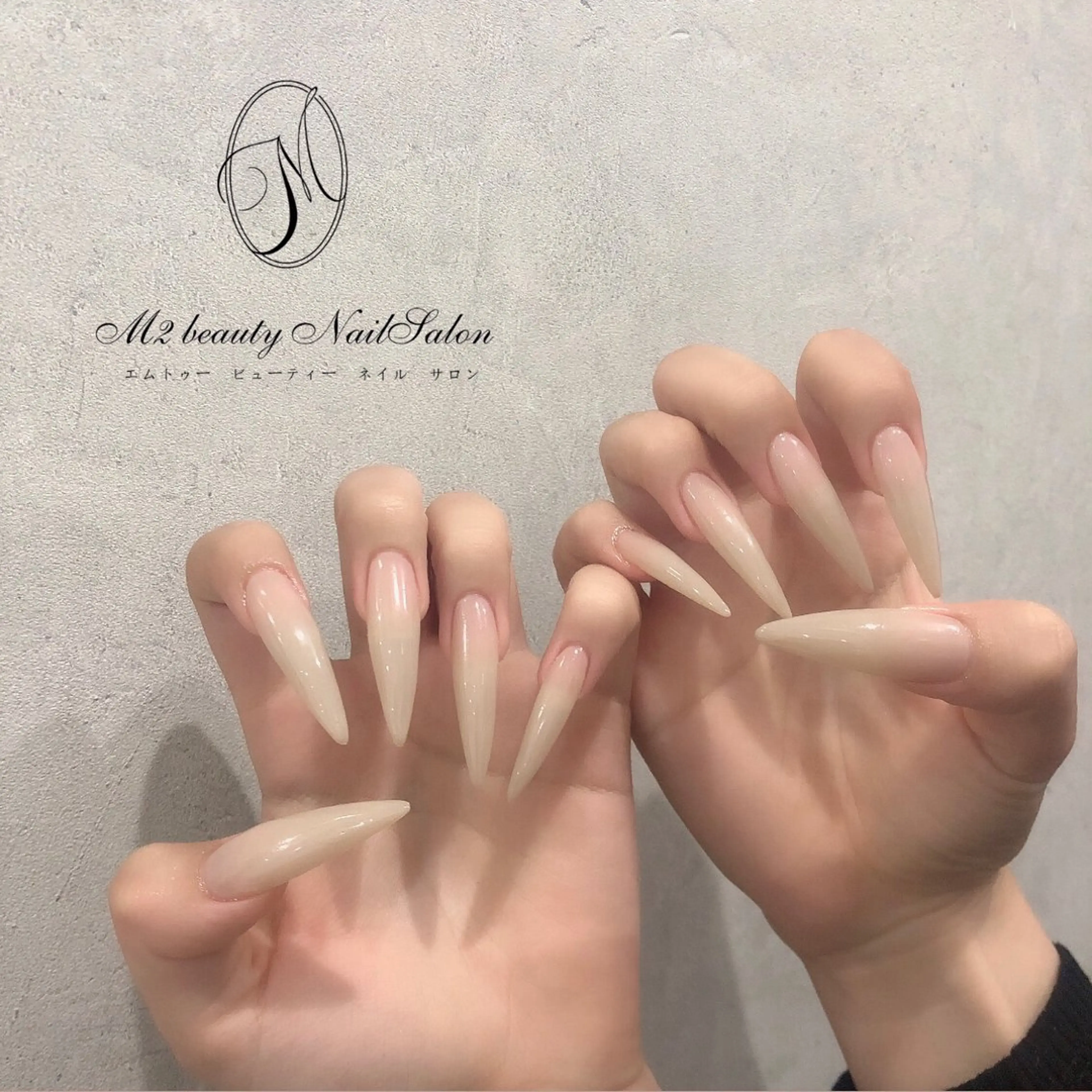 ネイル 長さ出し ジェルネイル パラジェル スカルプネイル ネイルチップ ハンドネイル M2 beauty Nankaのネイルデザイン