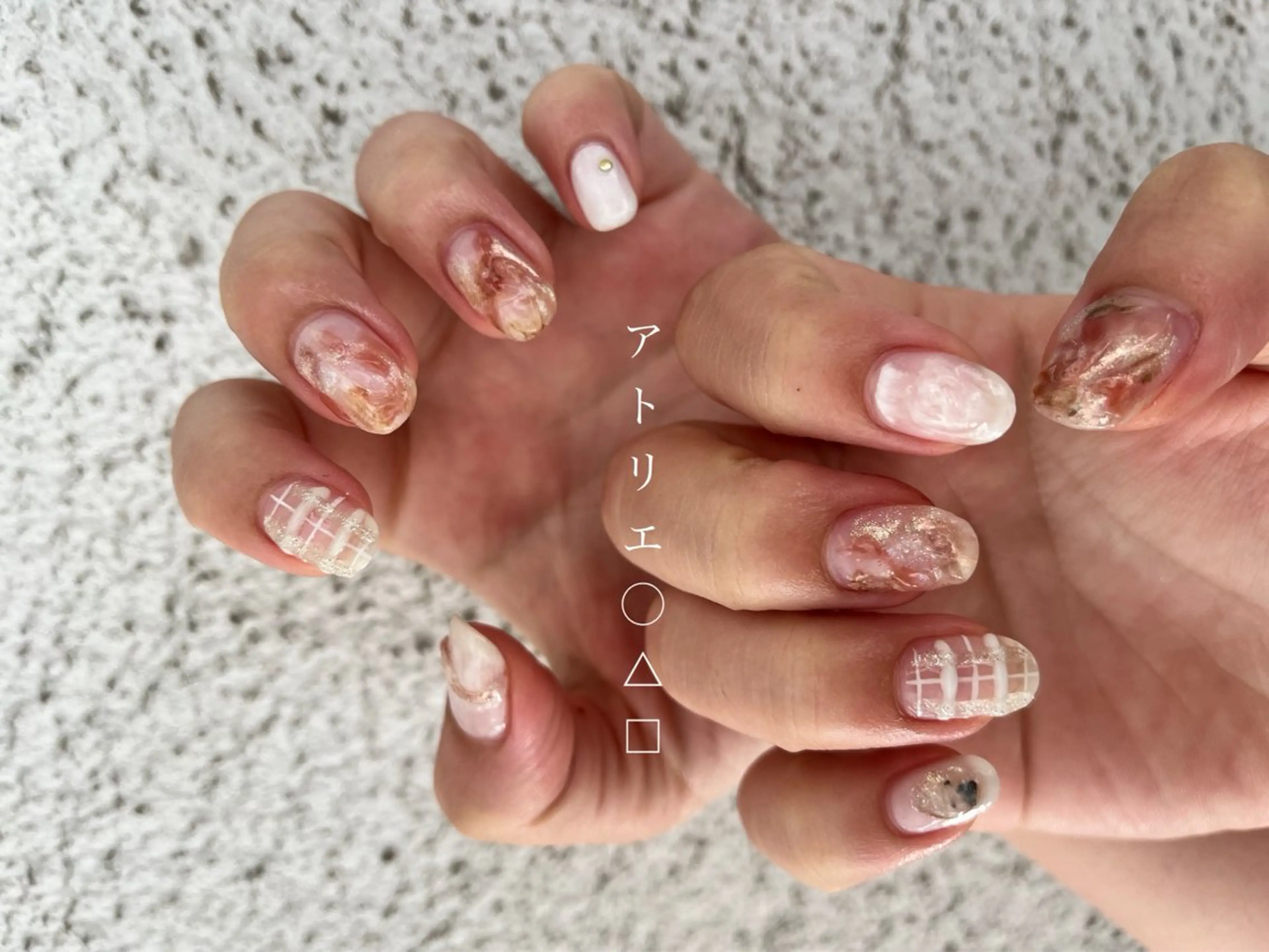 ネイル ハンドネイル アトリエ ○△□のネイルデザイン