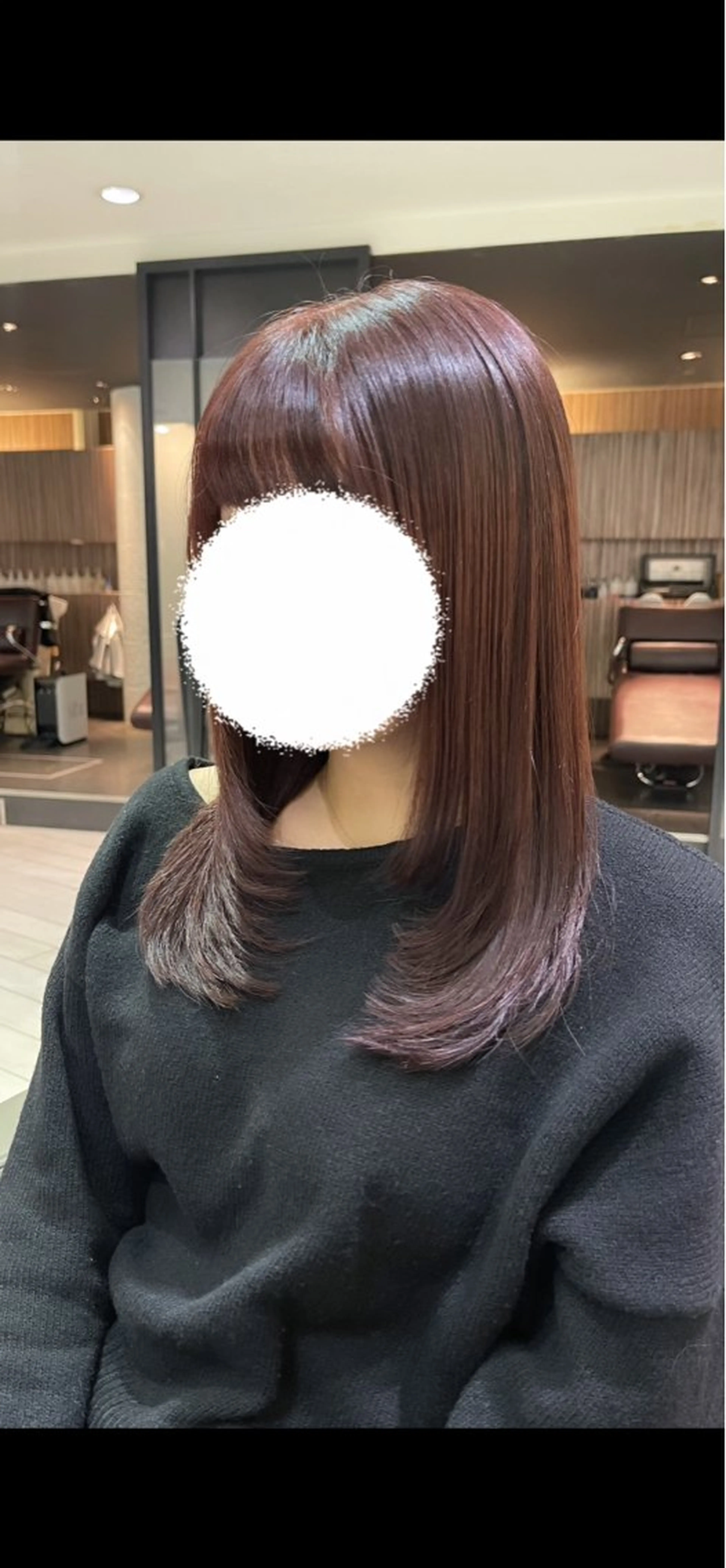 セミロング 【AIR銀座】 園田萌華のヘアスタイル