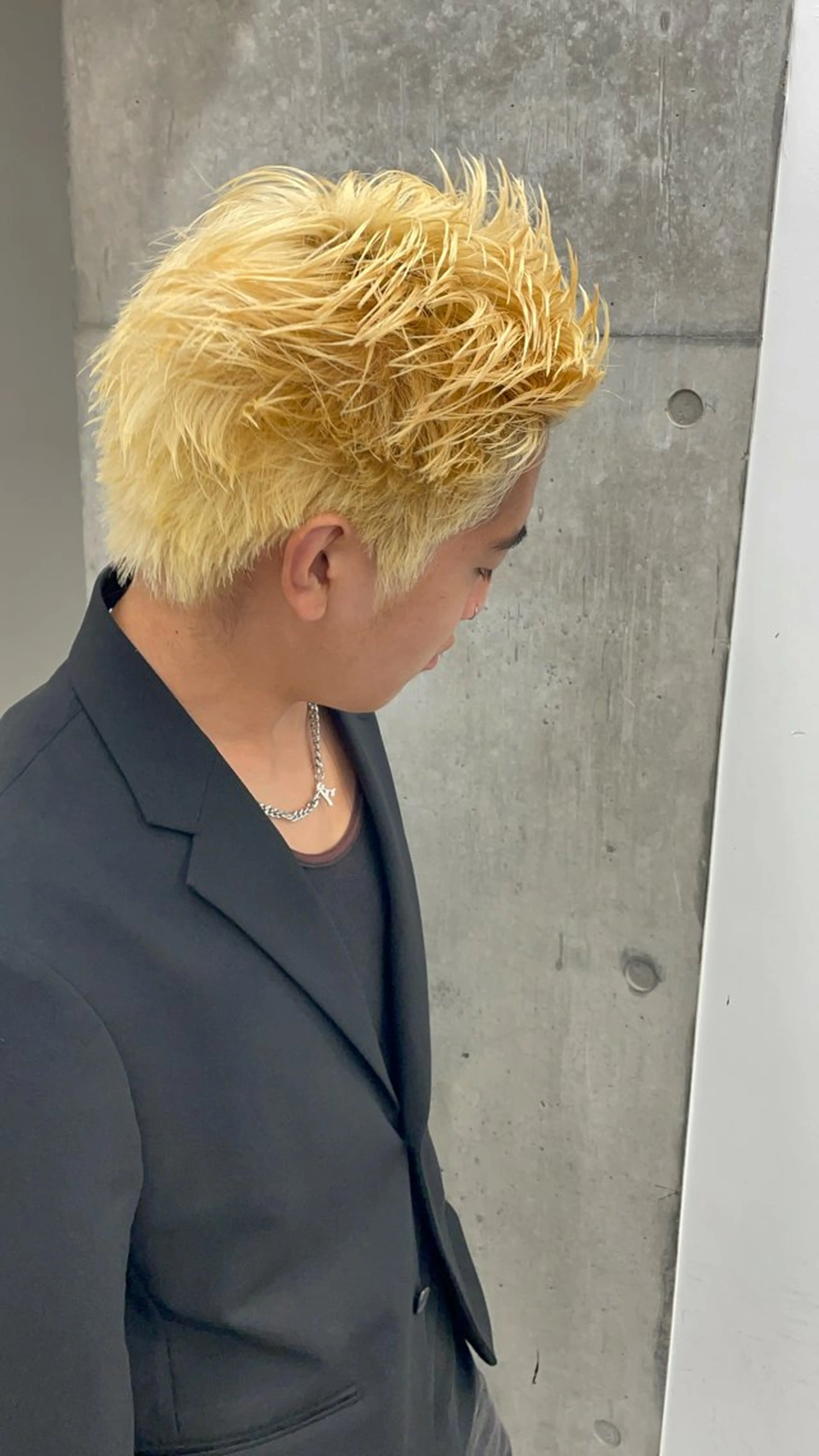 ショート メンズ ミルクティーベージュ /ボブ/あげは🎀のヘアスタイル