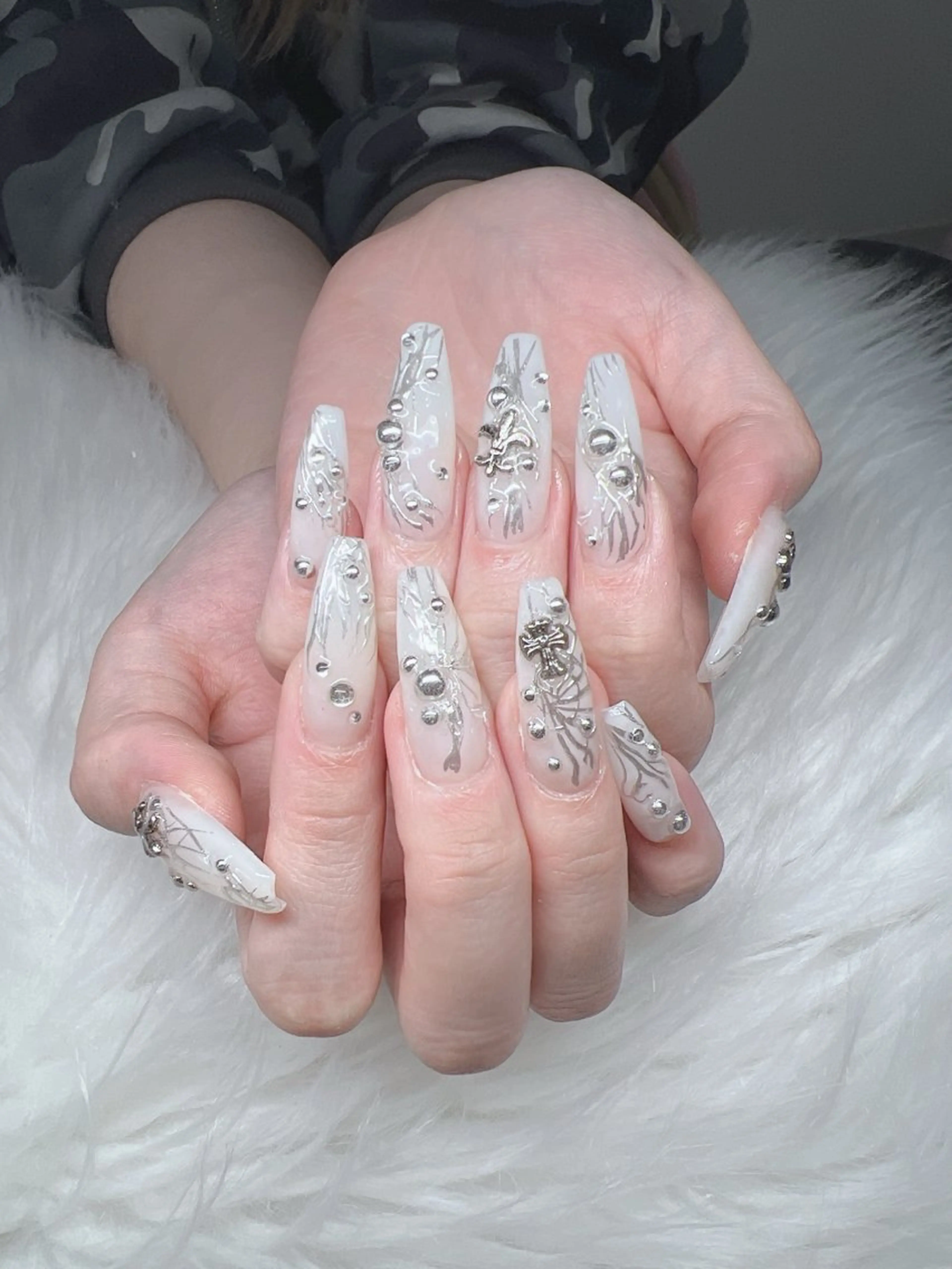 ネイル ハンドネイル Lee Nails チップ長さだし専門店のネイルデザイン