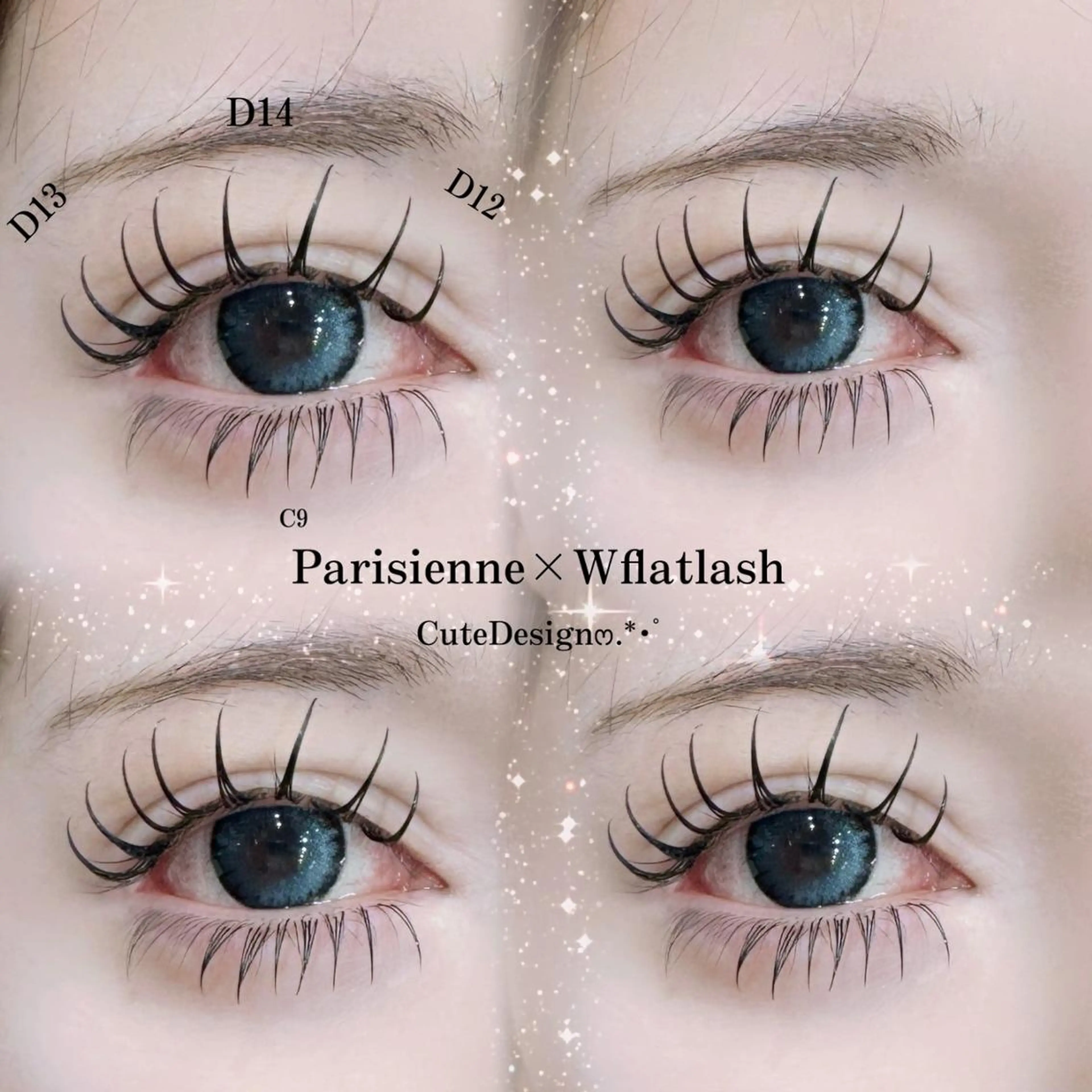 マツエク・マツパ フラットラッシュ パリジェンヌラッシュリフト まつげパーマ ECLART eye &Laurel大宮店のマツエク・マツパデザイン