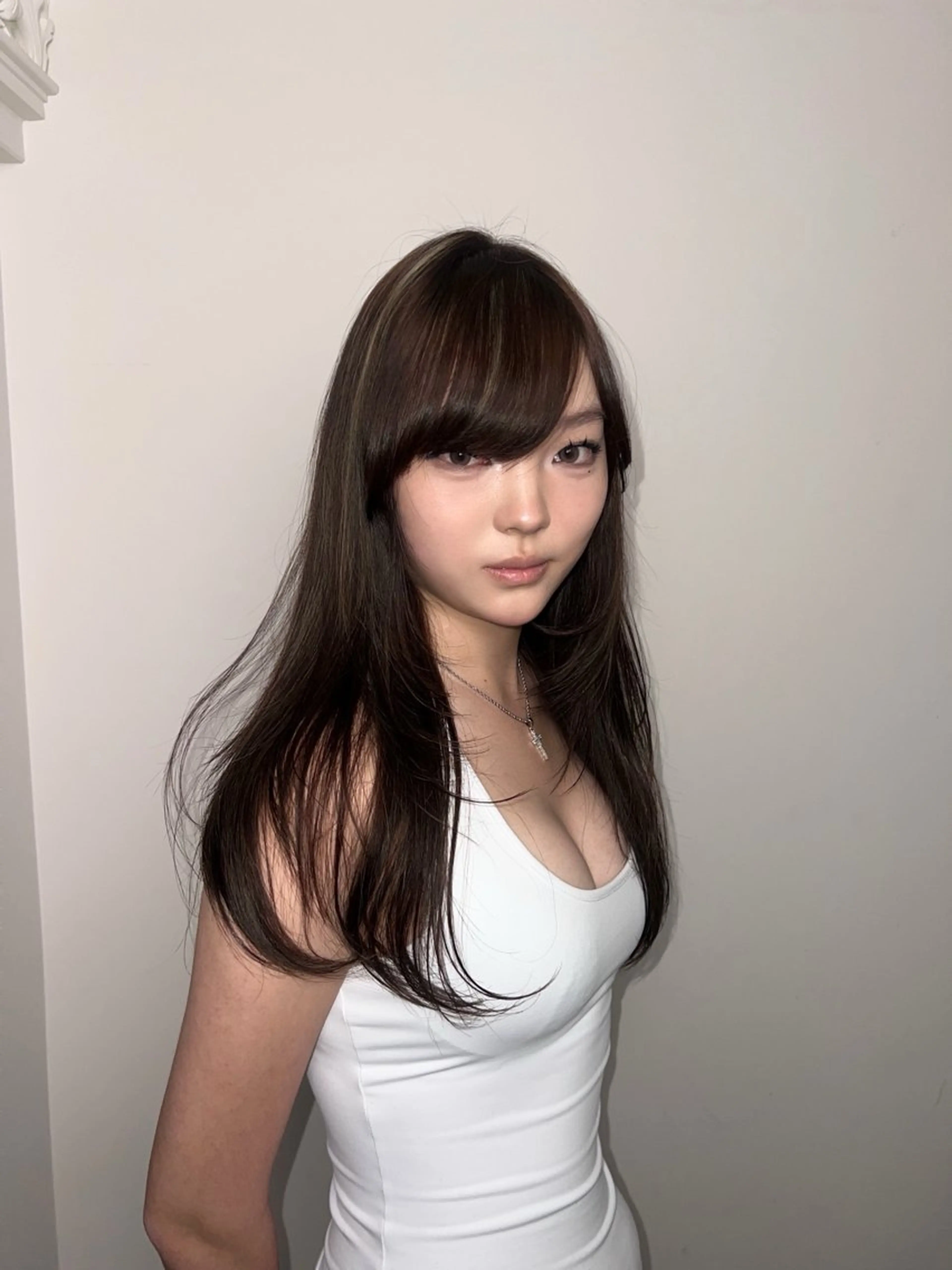 ロング ヘアカラー AIRA/ブリーチ ‪/透明感カラーのヘアスタイル