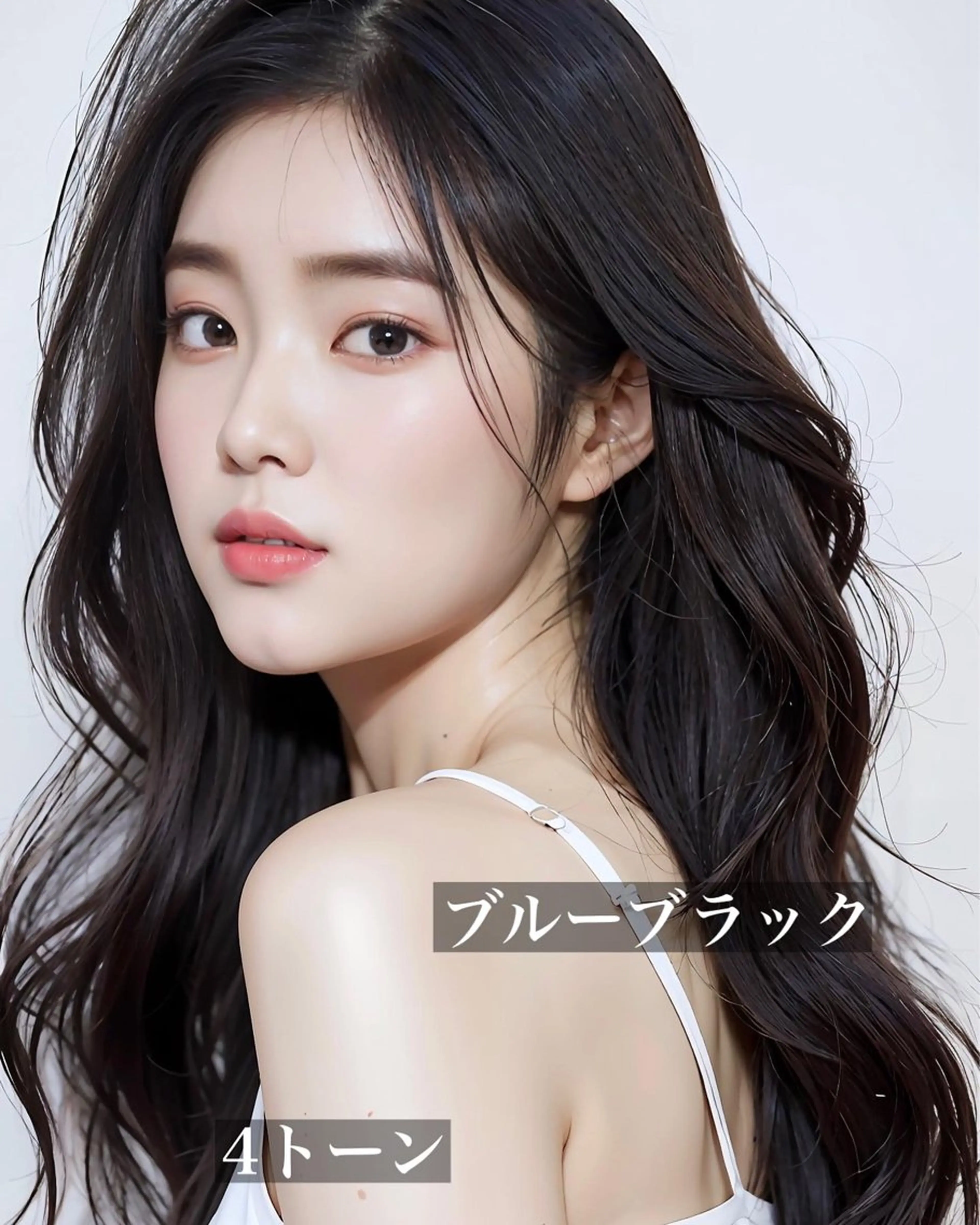 ロング カラー 韓国ヘア♡ 顔まわりカットayaのヘアスタイル