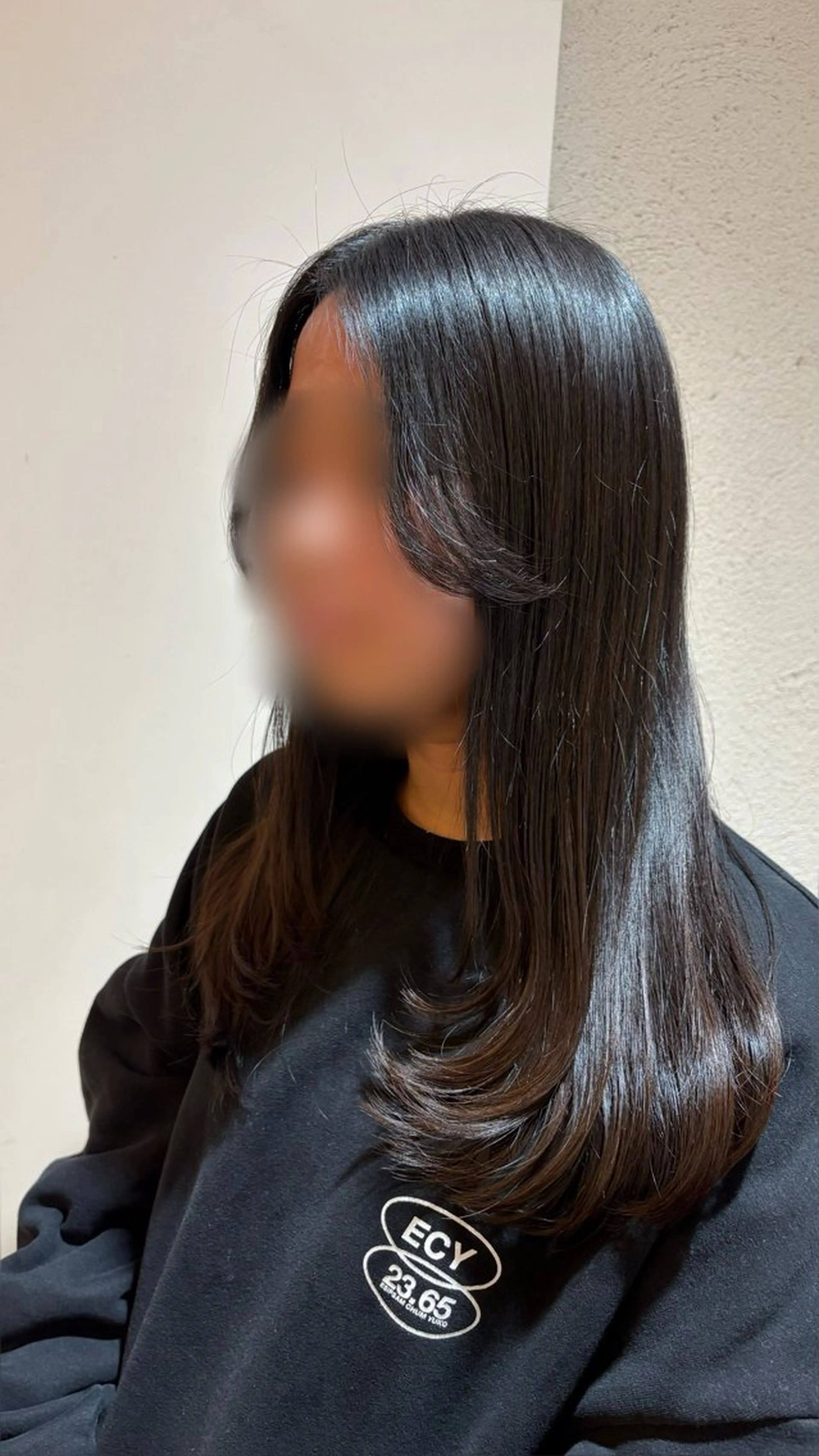 ロング レイヤーカット ロング ローレイヤー シュリンプ桜山所属・メンズカットモデル 落合 悠夏✄﻿のヘアスタイル