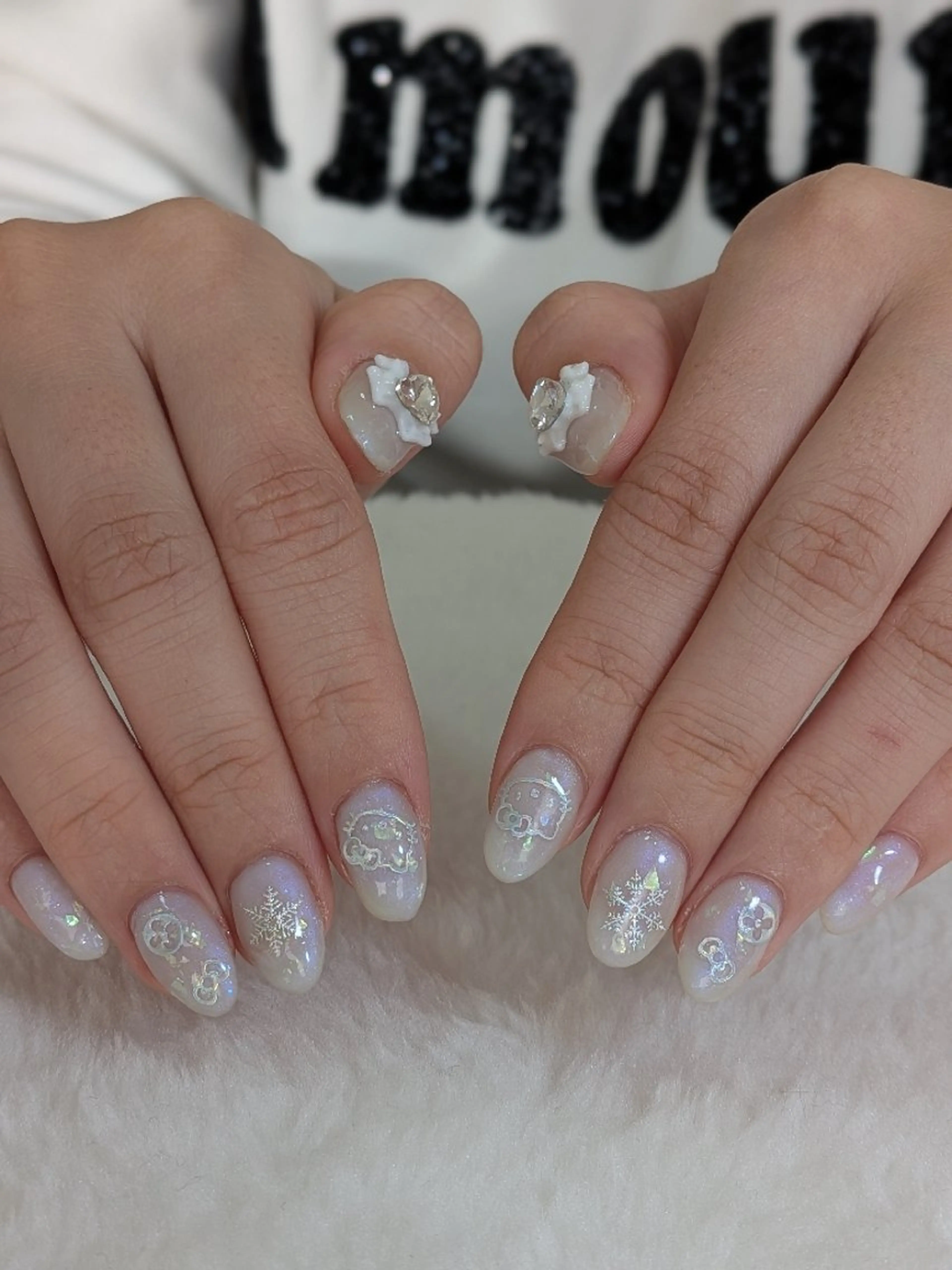 ネイル 持ち込み ハンドネイル カラフルツメコ 伊藤のネイルデザイン