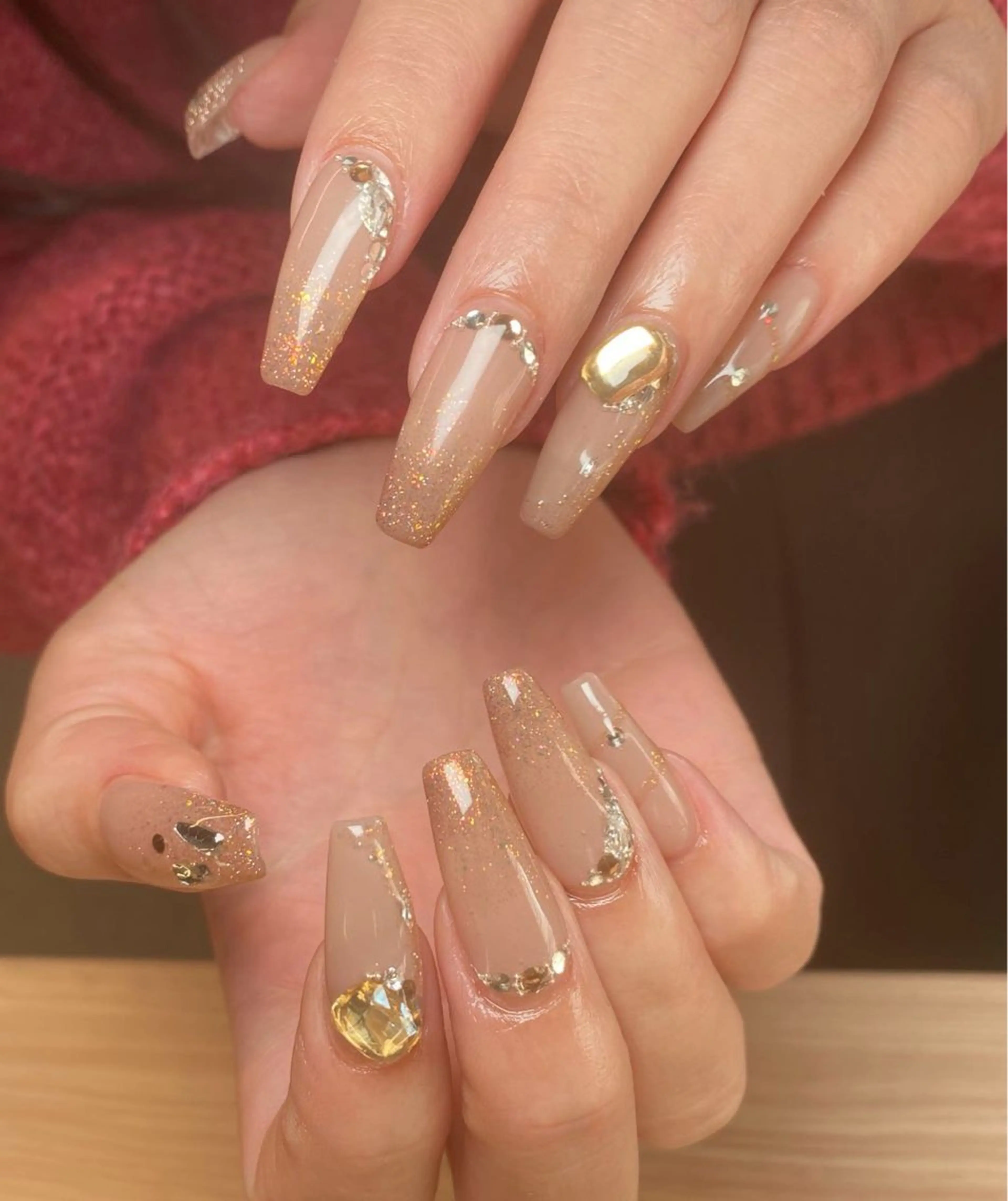 ネイル 長さ出し フットネイル フレンチネイル ジェルネイル 韓国ネイル More Glam 池袋東口店のネイルデザイン