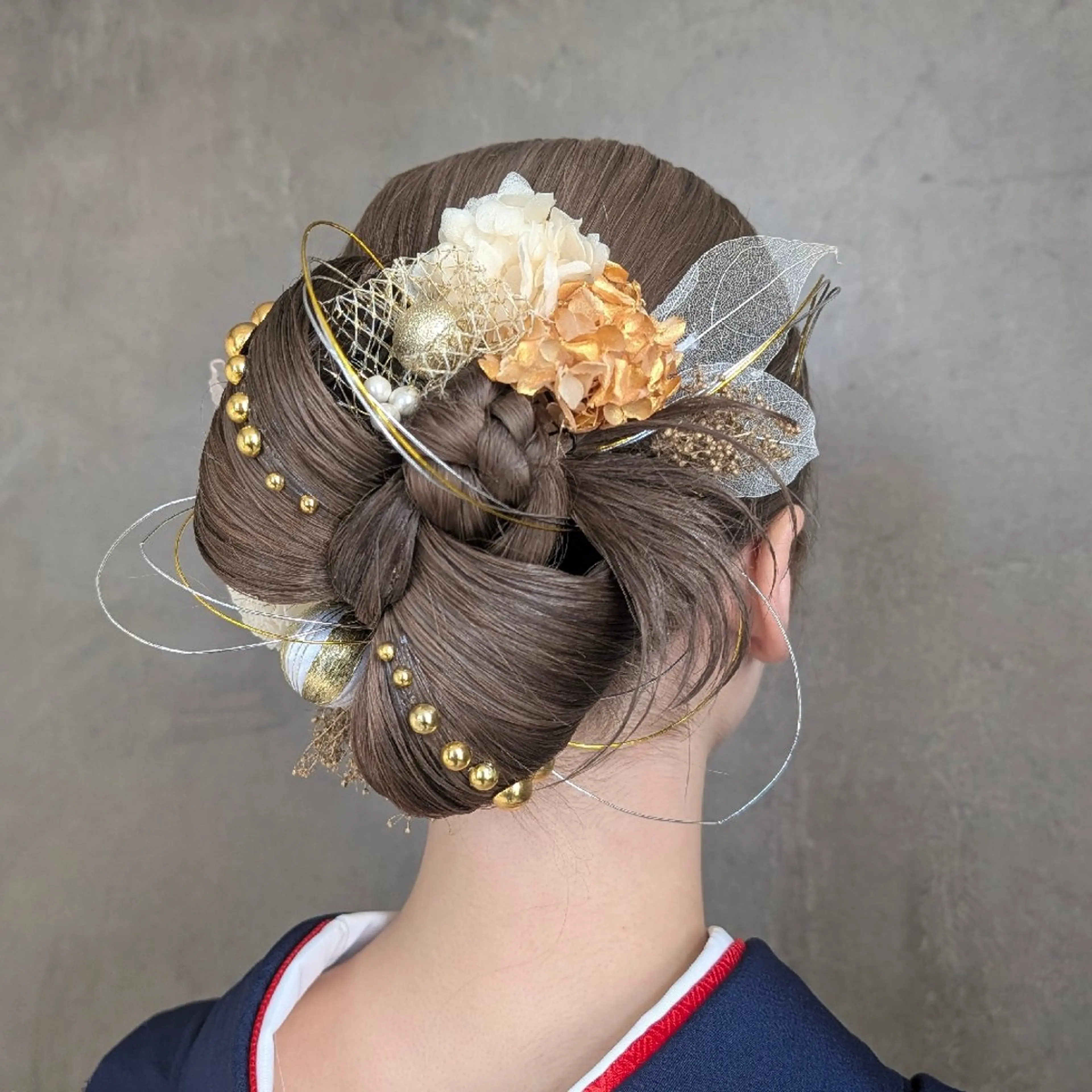 ヘアアレンジ 成人式 ヘアセット ブランシェ勝川南口店 石原 あゆみのマツエク・マツパデザイン