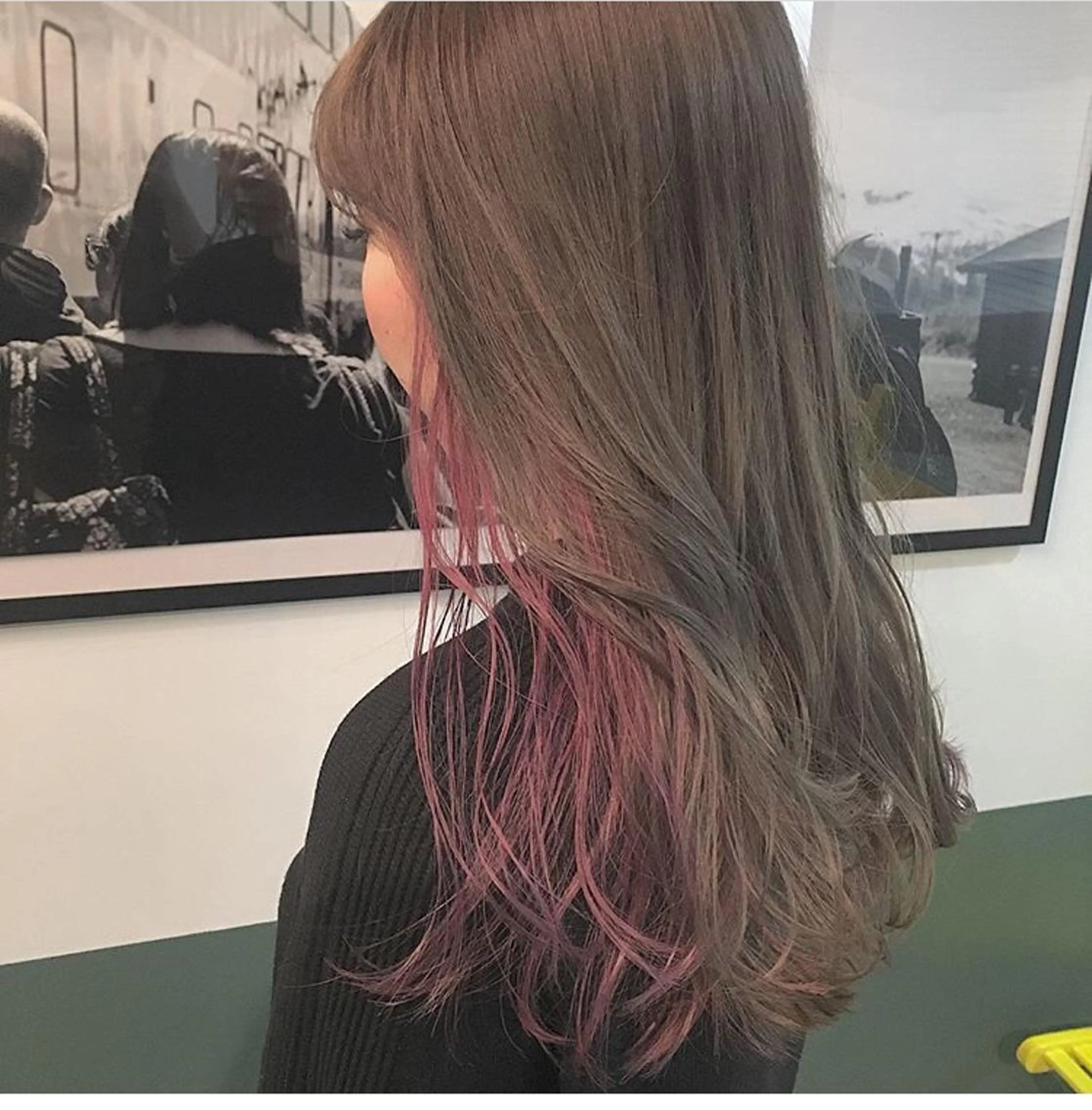 ロング アッシュ ヘアカラー トリートメント 是非可愛くさせて ください🩷sakiのヘアスタイル