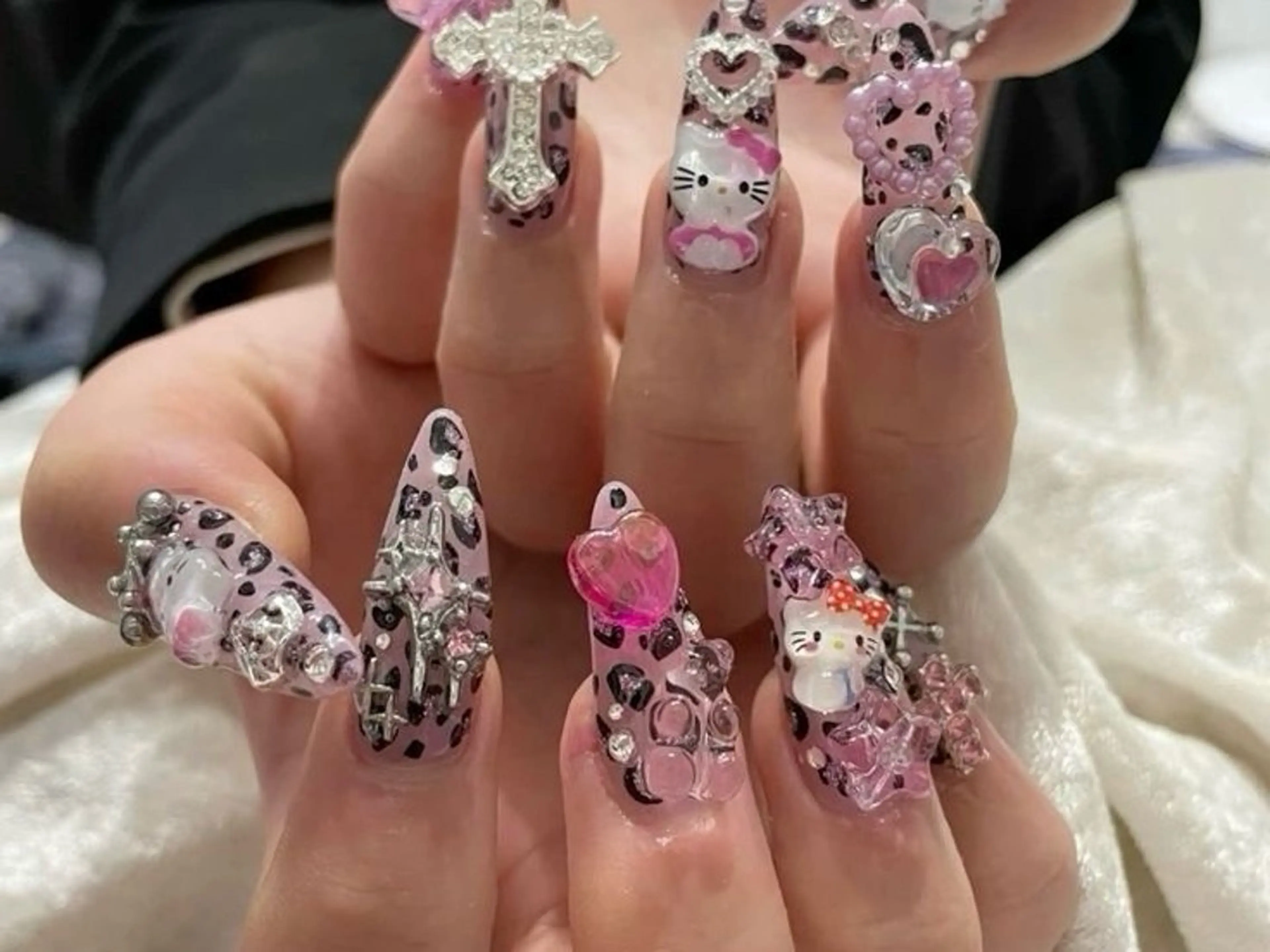 ネイル 長さ出し フットネイル フレンチネイル ジェルネイル ガラスフレンチ 高橋 真央のネイルデザイン