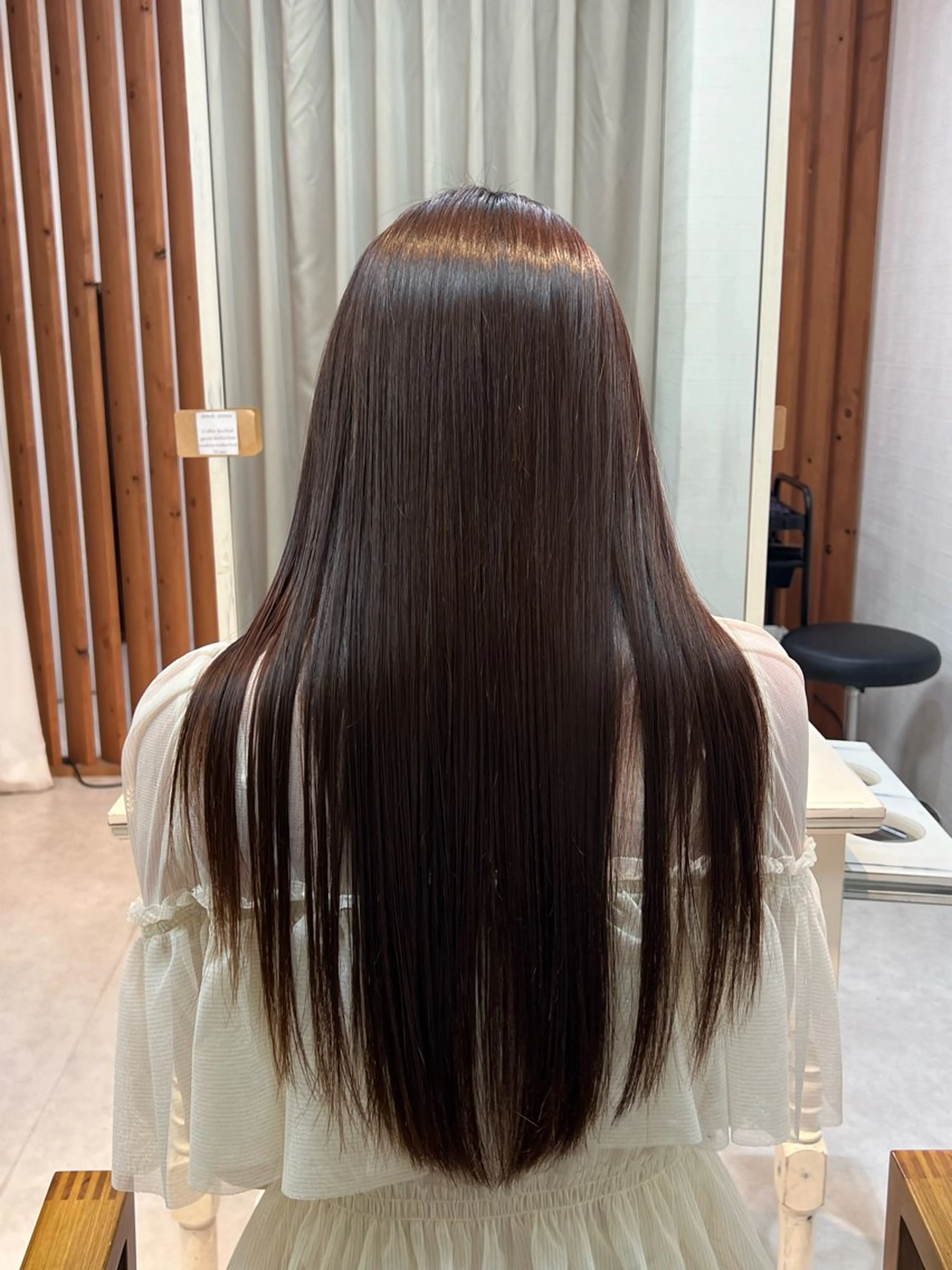 ロング 縮毛矯正 トリートメント 縮毛矯正/レイヤー/ 表参道/OMAEのヘアスタイル