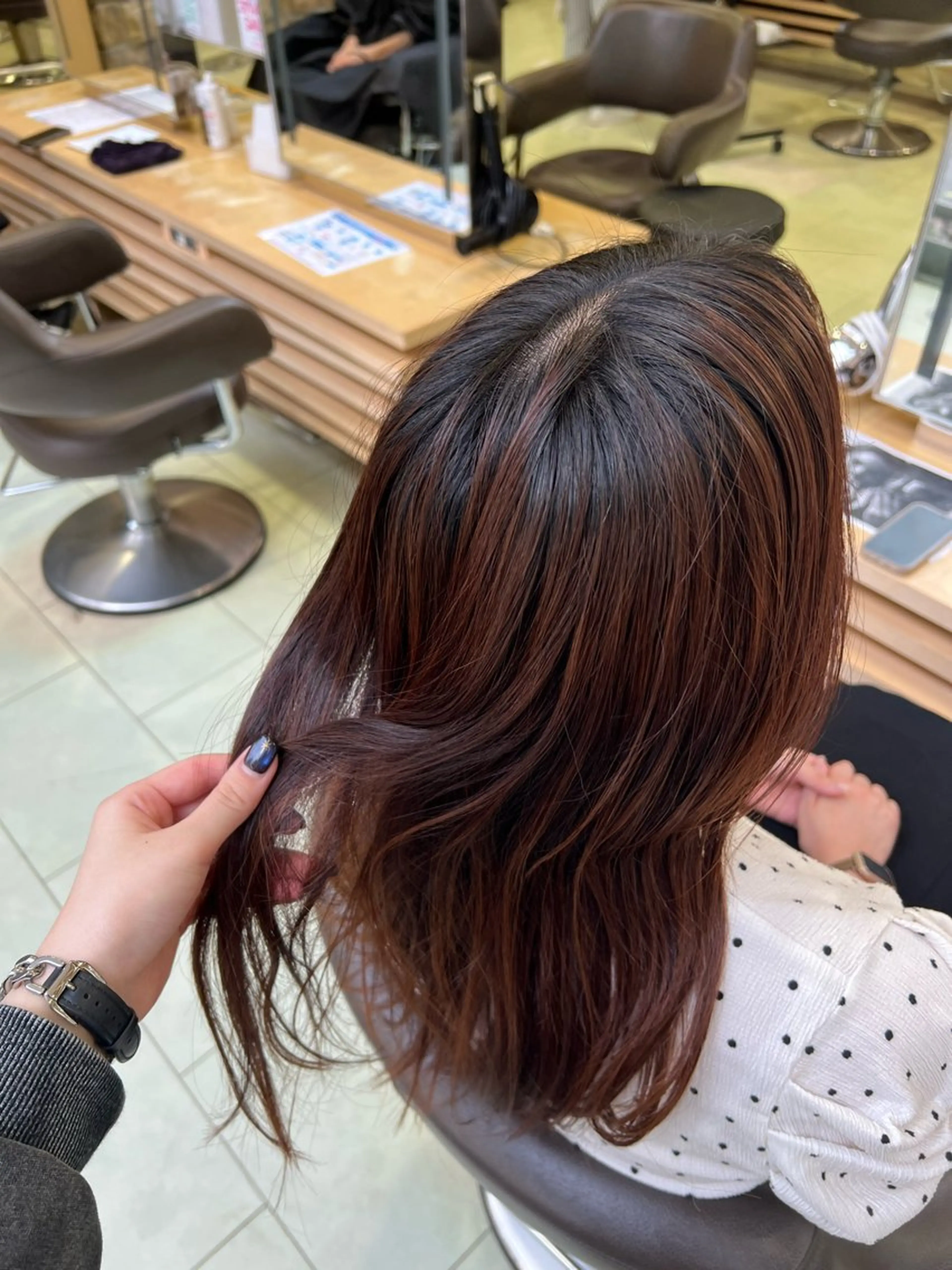 カラー カット ヘアカラー トリートメント デザインカラー/ eye/栞のヘアスタイル