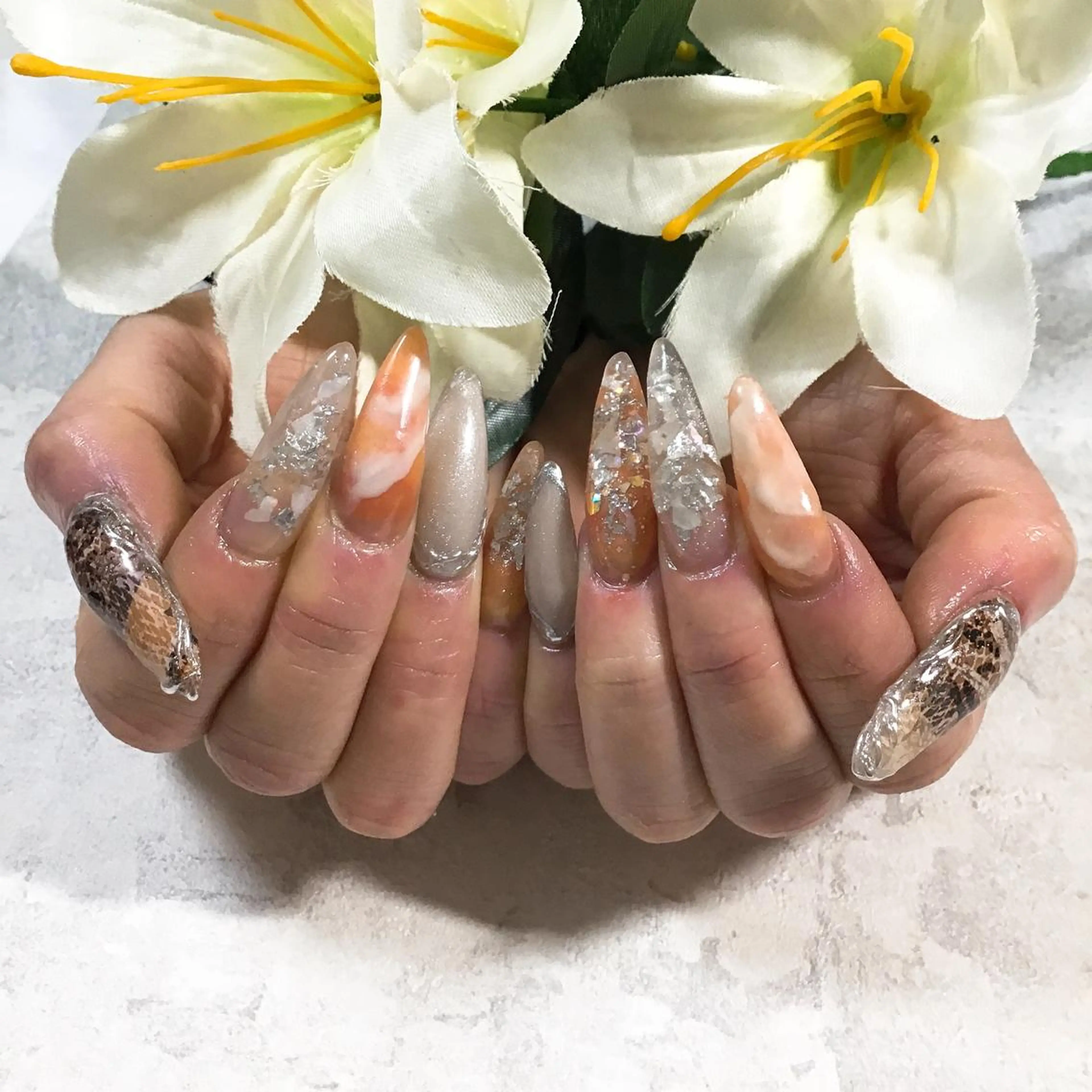 ネイル スカルプネイル BINERVA所属・BINERVA nail salonのネイルデザイン