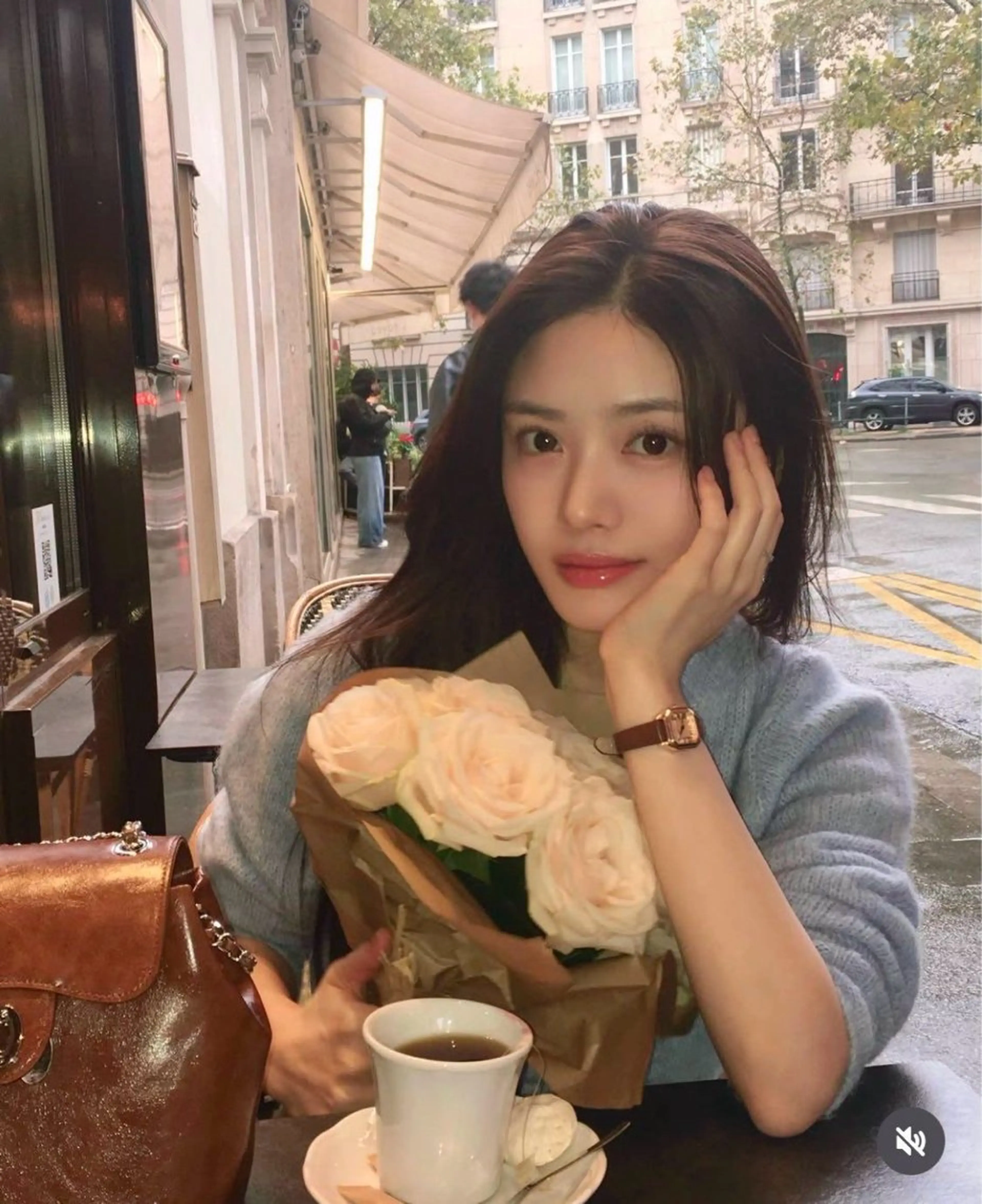 ロング カラー カット ヘアカラー トリートメント 莉乃/縮毛矯正/髪質 改善/艶カラーのヘアスタイル