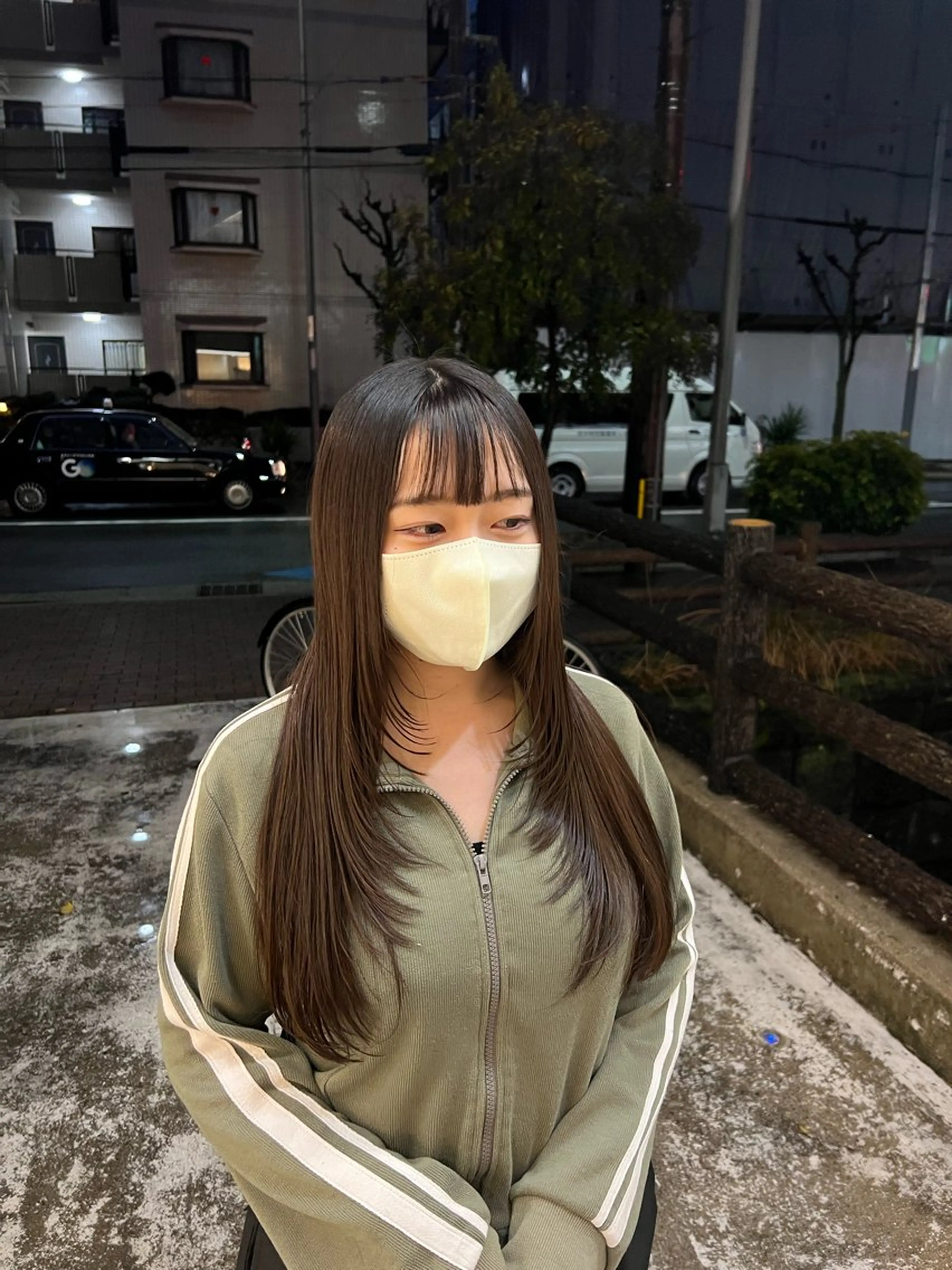 お仕事がお忙しい方🙋🏾‍♀️営業後20：00​〜​のカット😳　レイヤーカットモデル💇‍♀️の写真