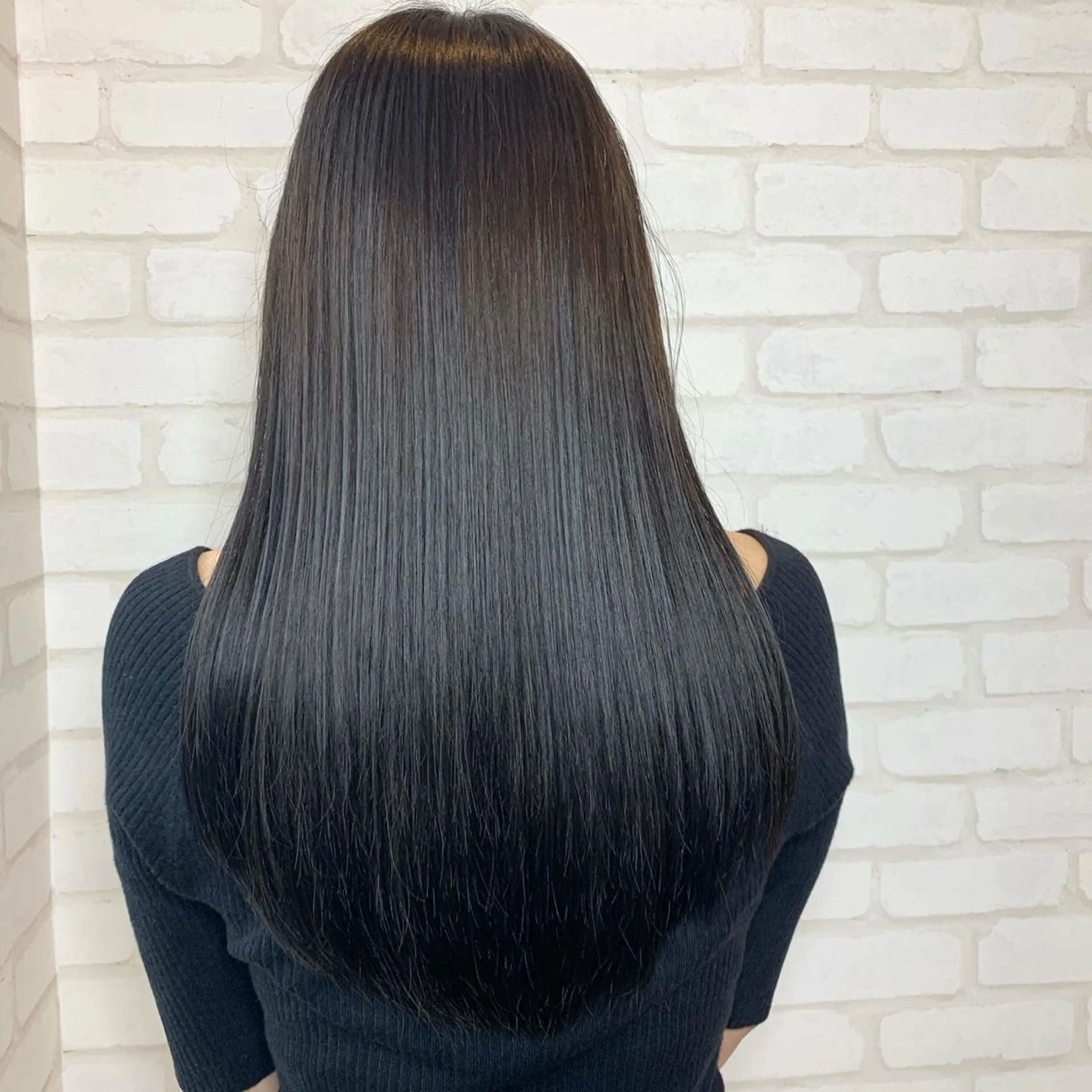 カット➕縮毛矯正➕3stepトリートメント🍯🌿#艶髪#髪質改善#ストレート#縮毛矯正#モテ髪の写真