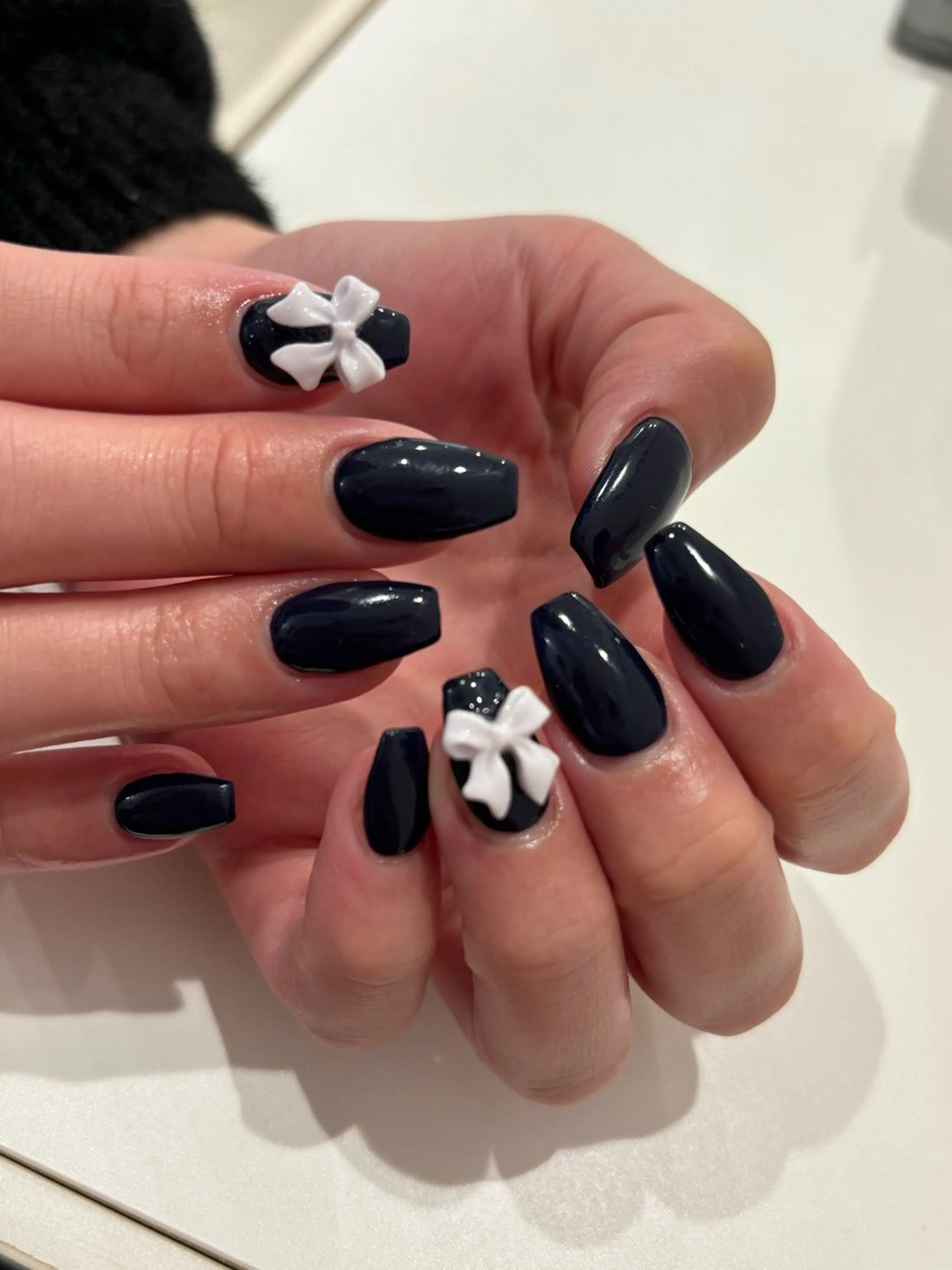 ネイル リボン Ann nailのネイルデザイン