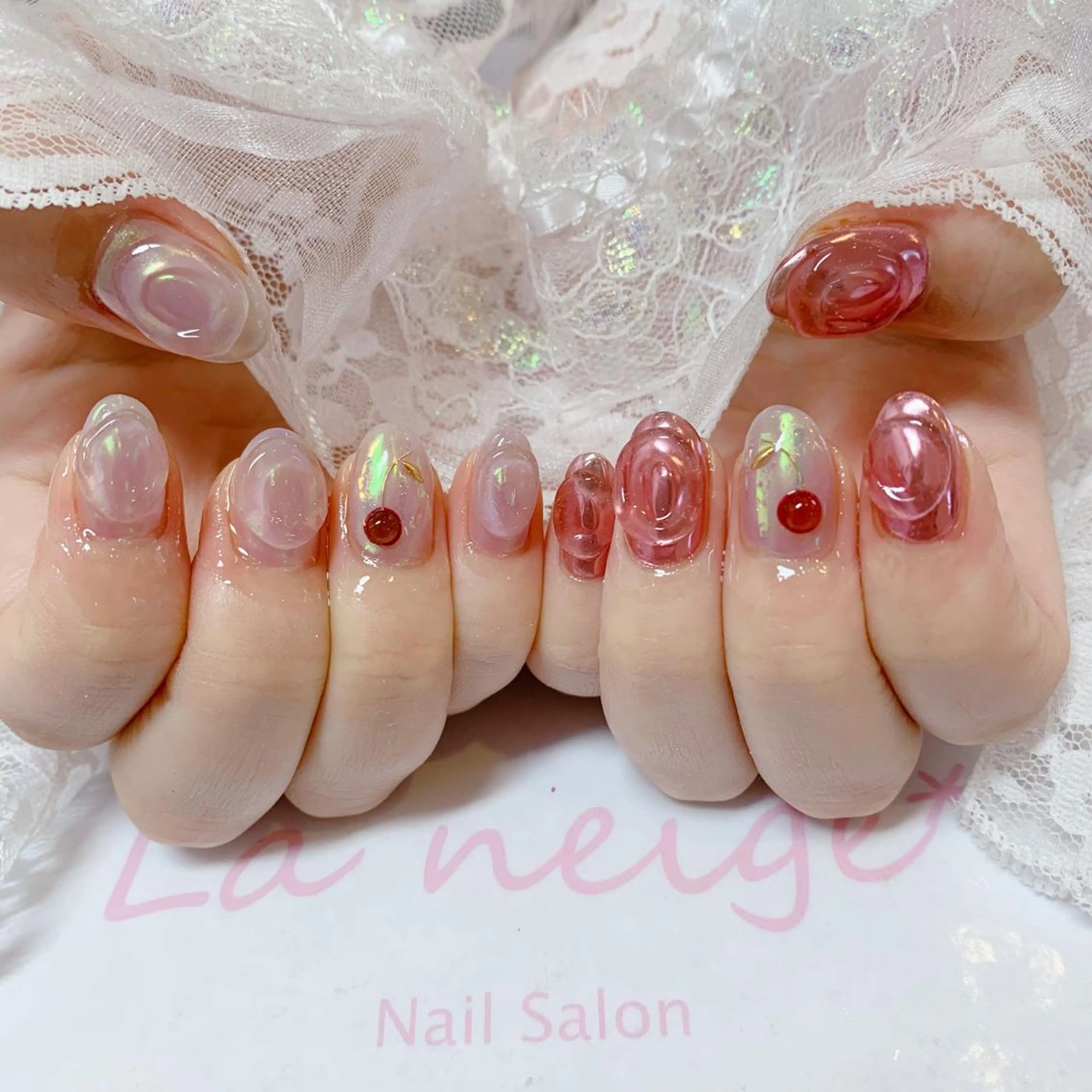 ネイル ハンドネイル La neige* yuki 🐩🌙のネイルデザイン