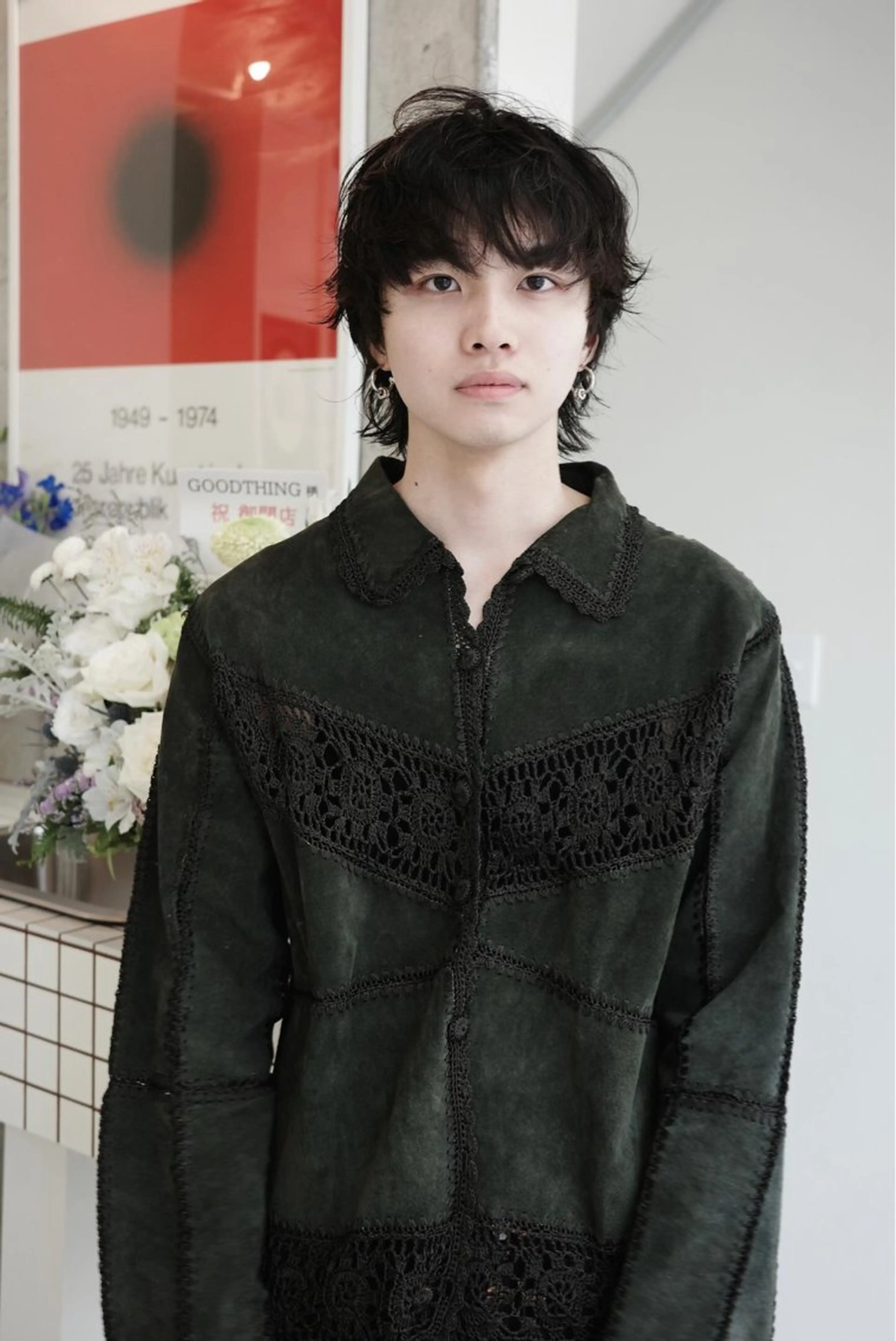 ミディアム メンズ ボブ/レイヤー /河内温太のヘアスタイル