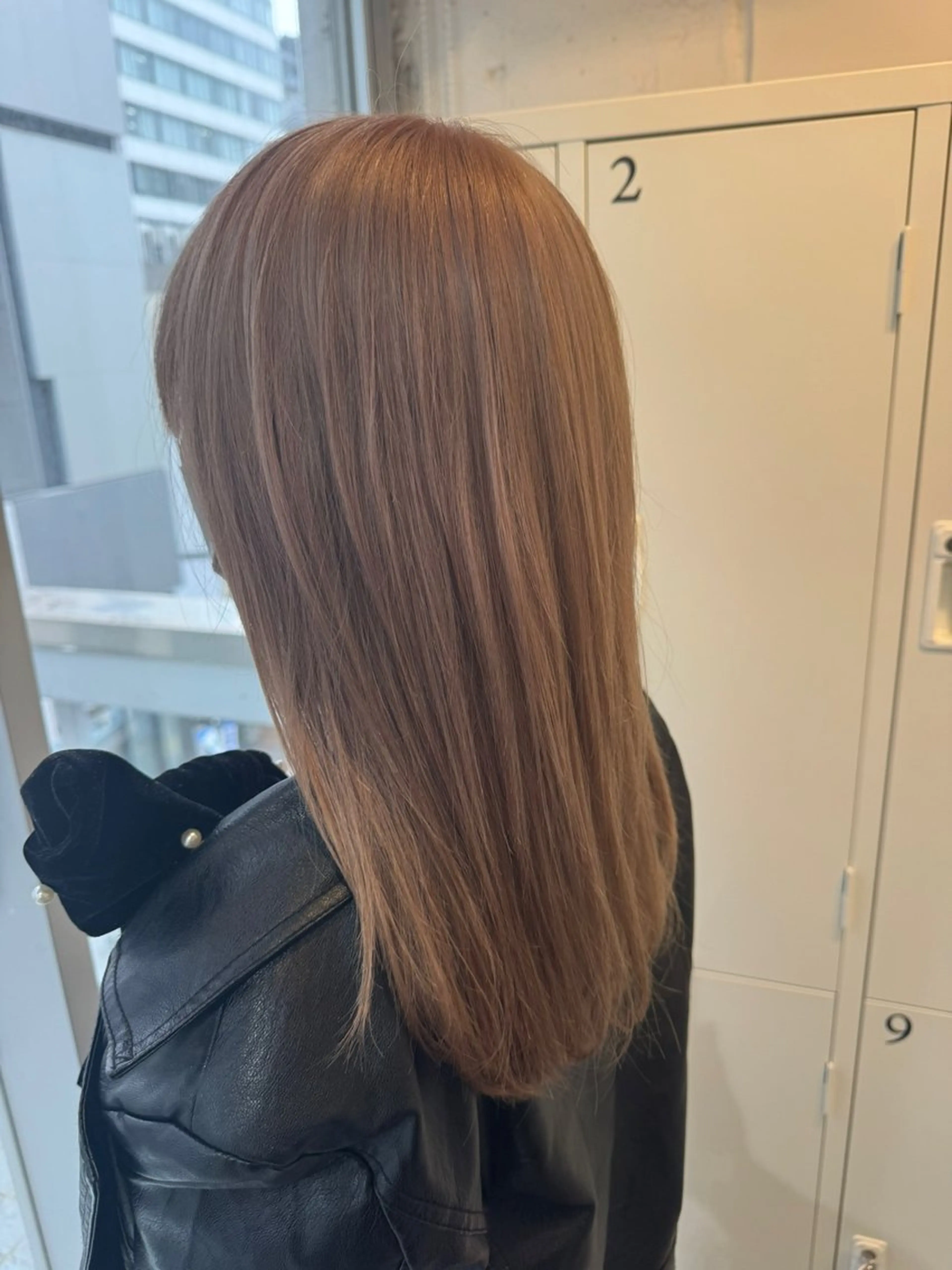 ミディアム カラー ピンクカラー ハイトーン/メンズ パーマ👾ますのヘアスタイル