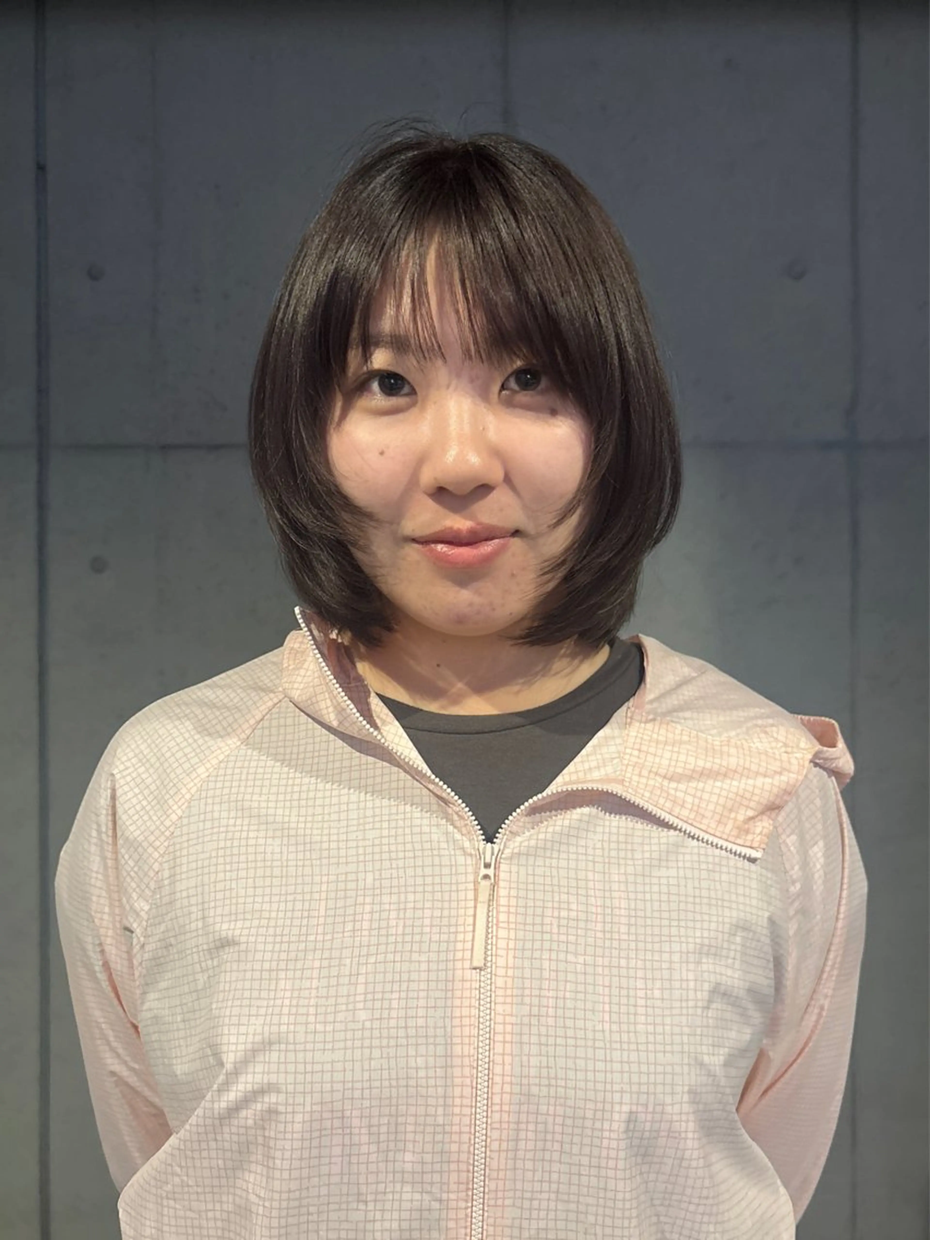 ミディアム カラー カット ヘアカラー トリートメント 韓国ヘア/wカラー レイヤー/RIN🎀のヘアスタイル