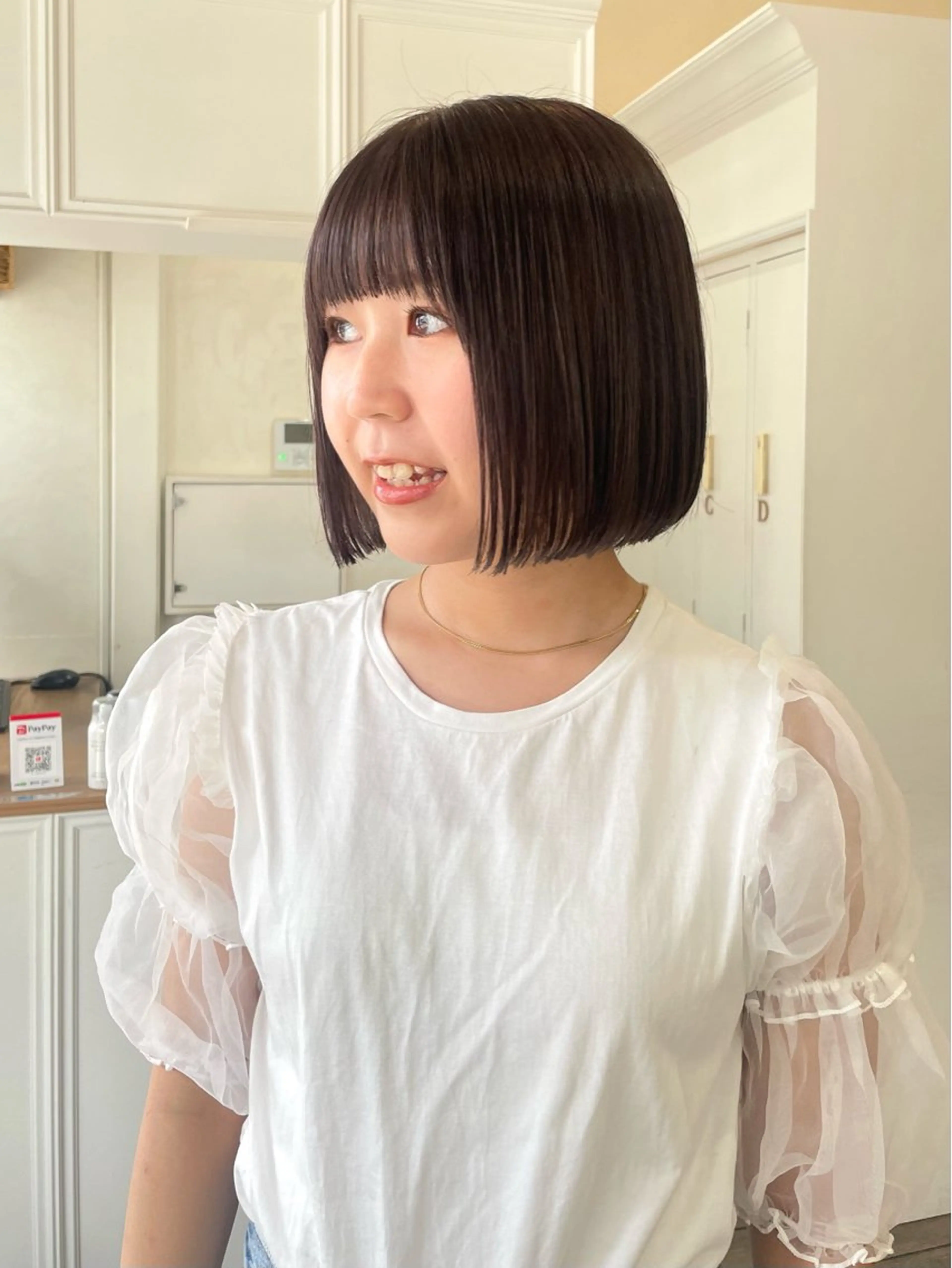 ショート カラー ボブ トリートメント ⌇ROMEO京橋店⌇ 鎌谷明星🪷のヘアスタイル