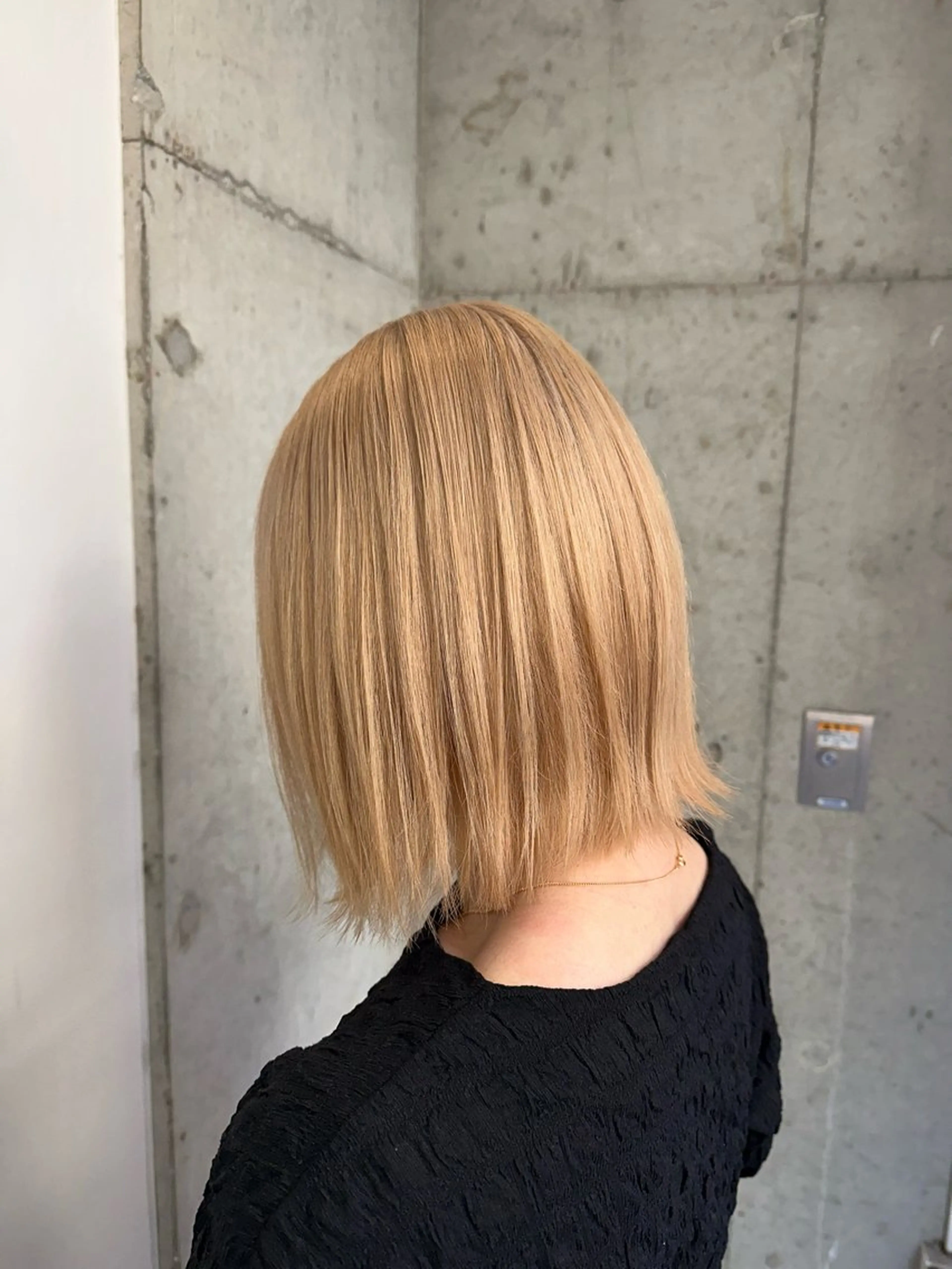 ミディアム カラー カット ヘアカラー トリートメント 🦋ハイトーン🦋/ かのんのヘアスタイル