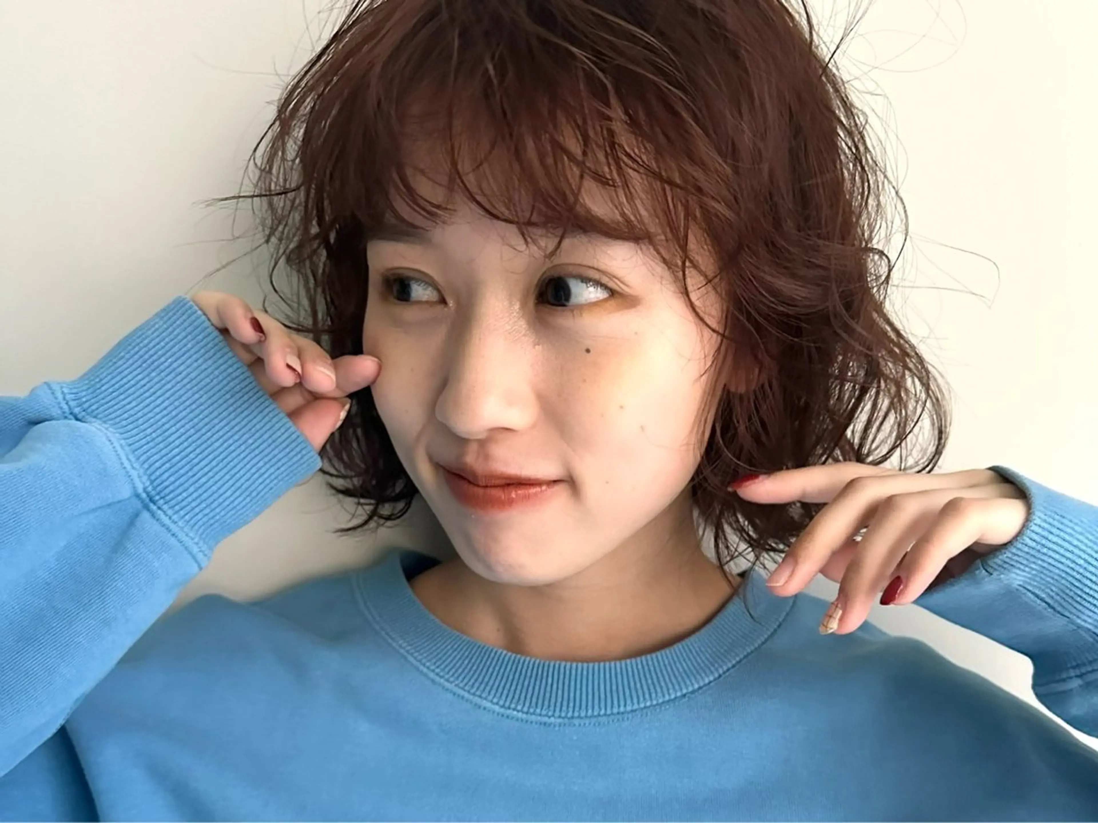 ミディアム パーマ ミディアムパーマ 草野 圭音のヘアスタイル