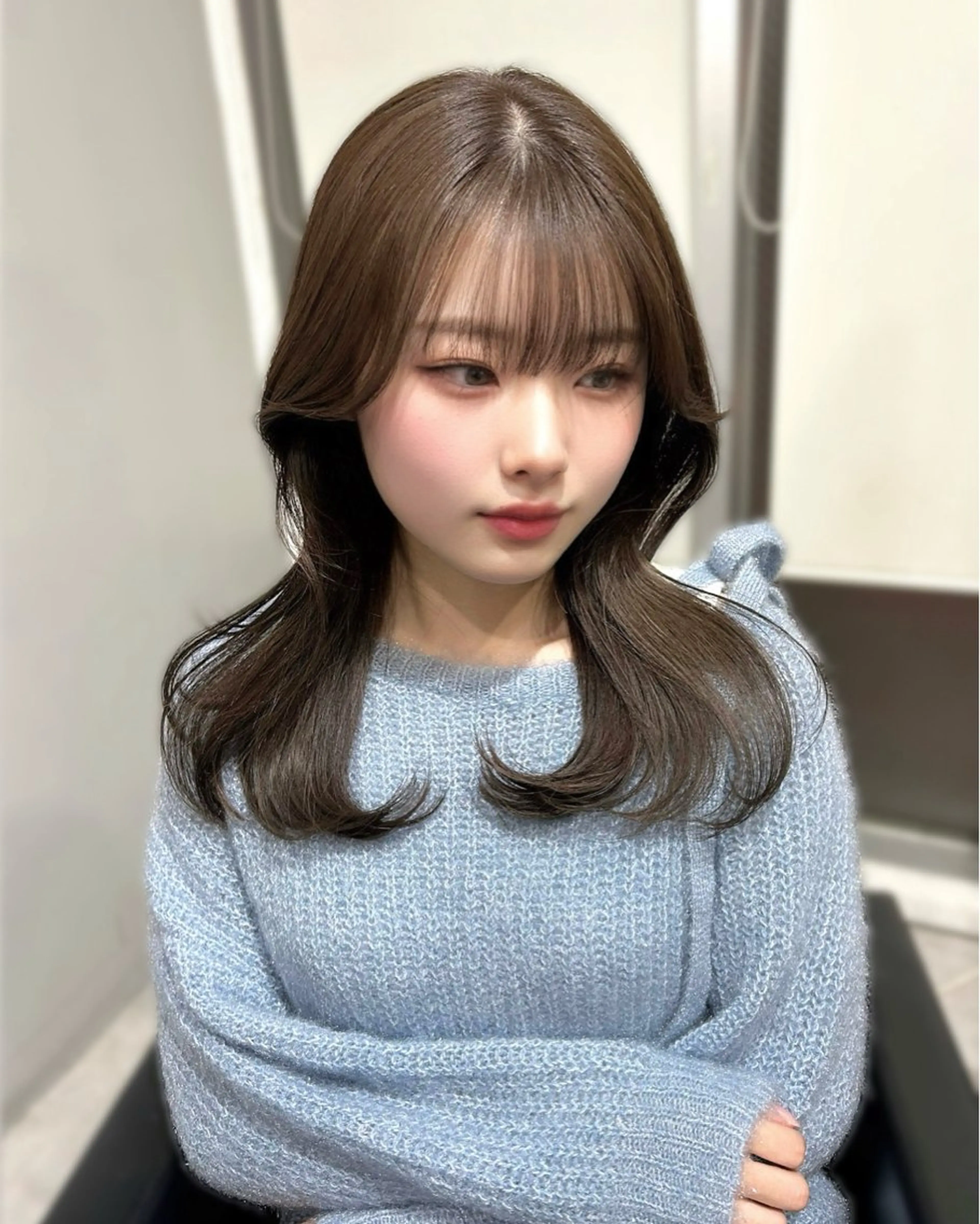 セミロング カラー カット ヘアカラー トリートメント 💘大人可愛く💘 Natsuki❥❥❥のヘアスタイル