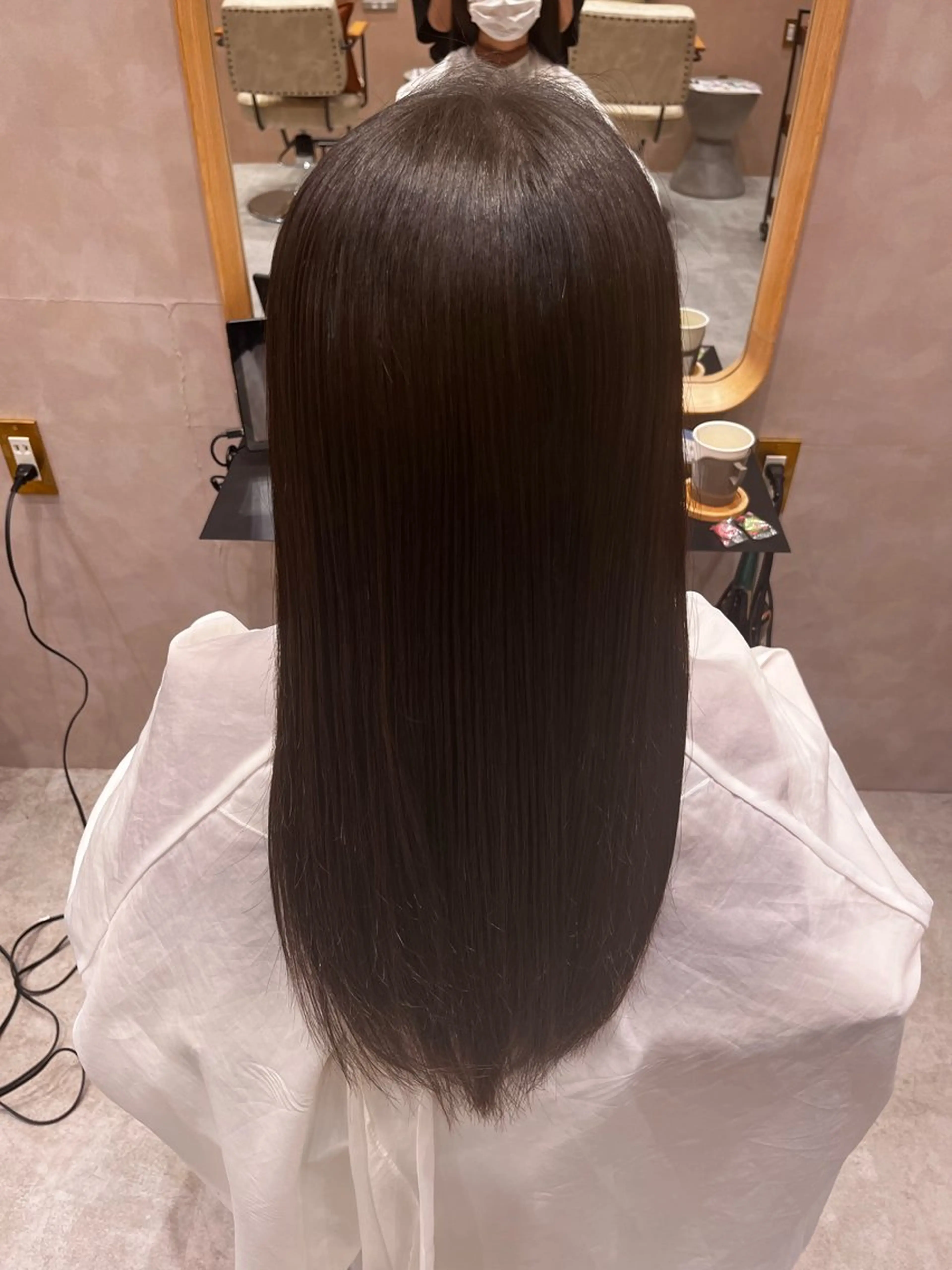 ロング ヘアカラー 透明感寒色 カラー/さとゆな💛のヘアスタイル