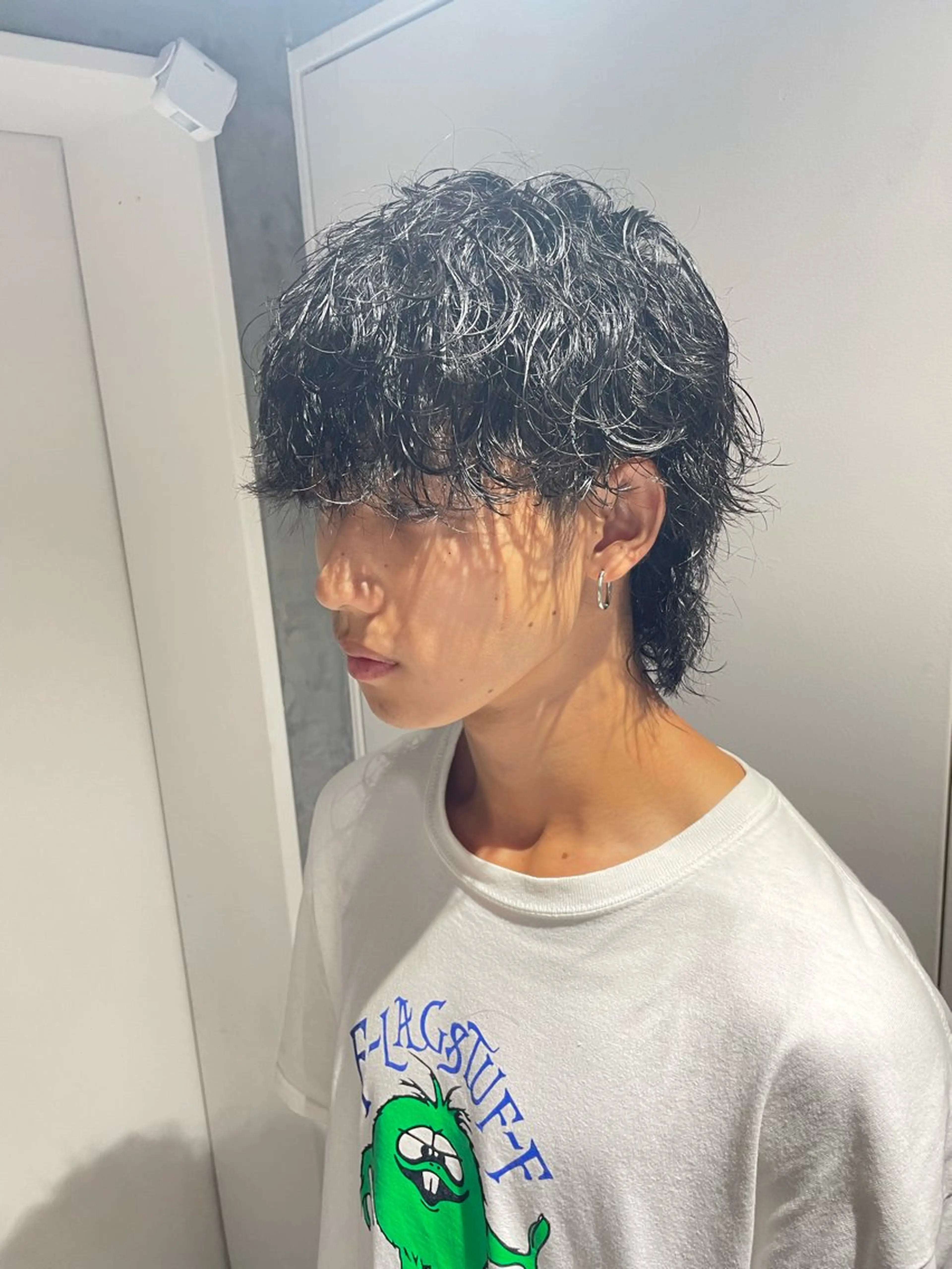 ミディアム パーマ メンズ 🔱メンズパーマ特化 🔱山下和輝のヘアスタイル