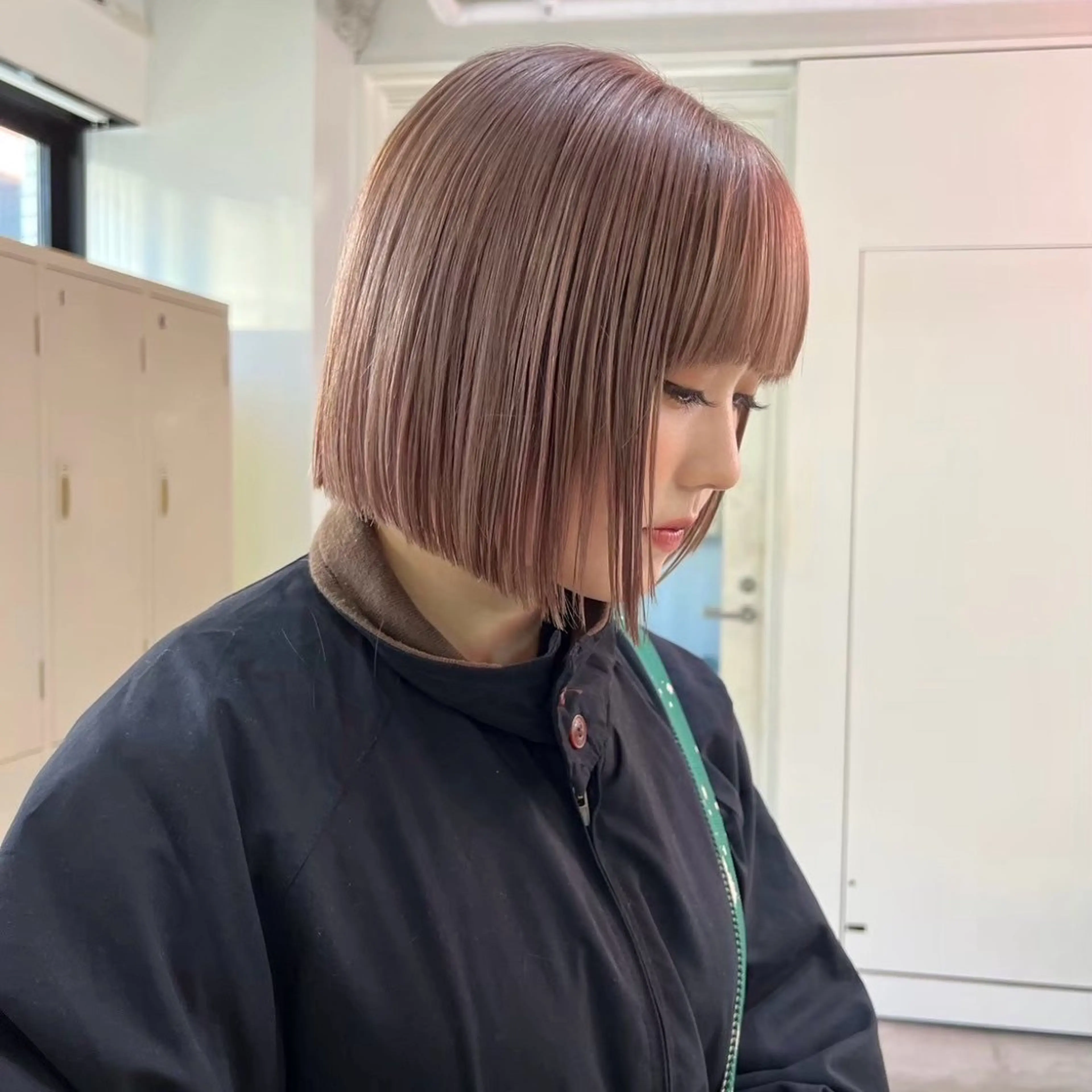 ショート ヘアカラー トリートメント 🧚🏻透明感カラー 🫧フウワのヘアスタイル