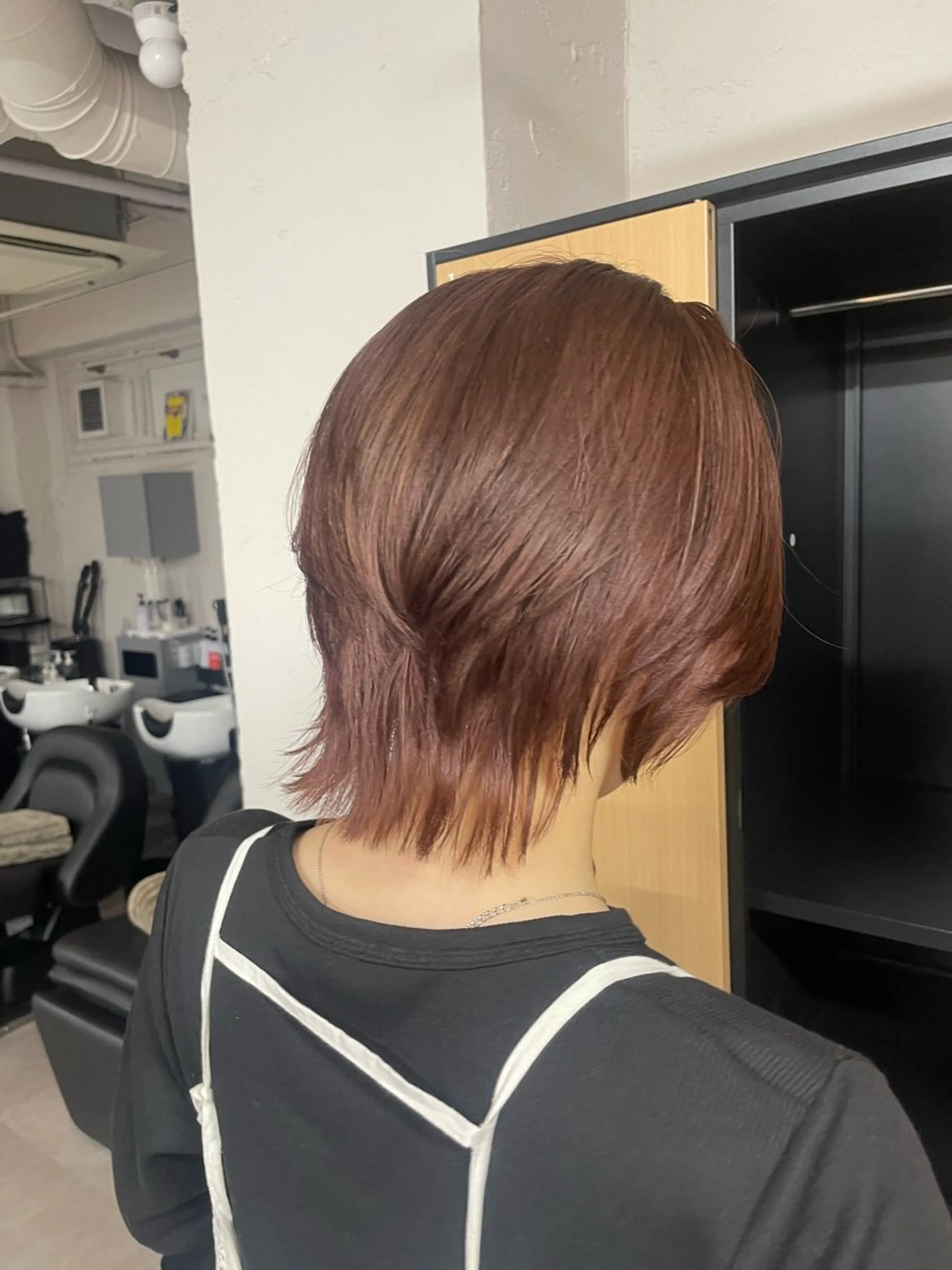 ショート ヘアカラー tokute 中野真咲🐺のヘアスタイル