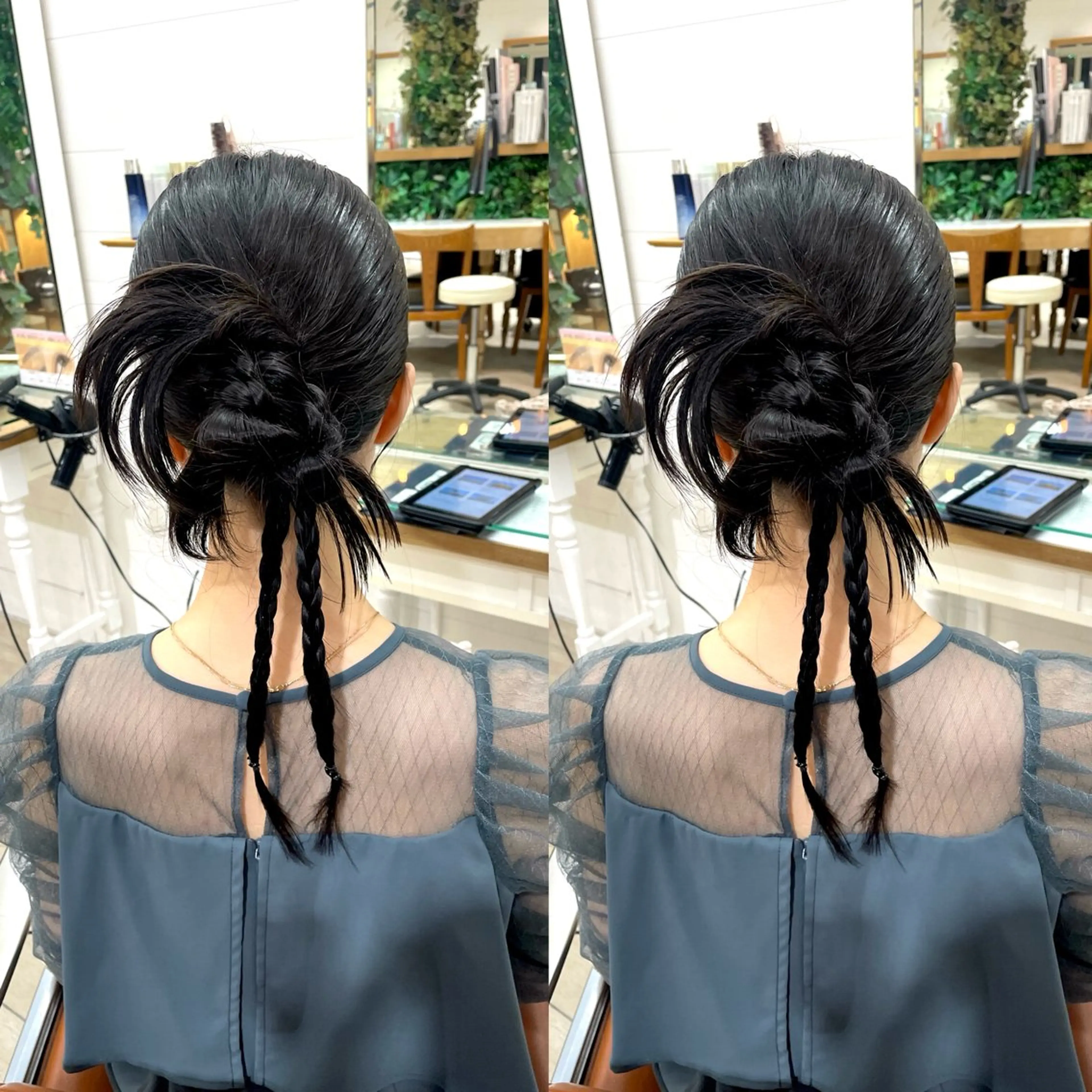 セミロング ヘアアレンジ 髪質改善矯正/カラー /吉祥寺 mariのヘアスタイル