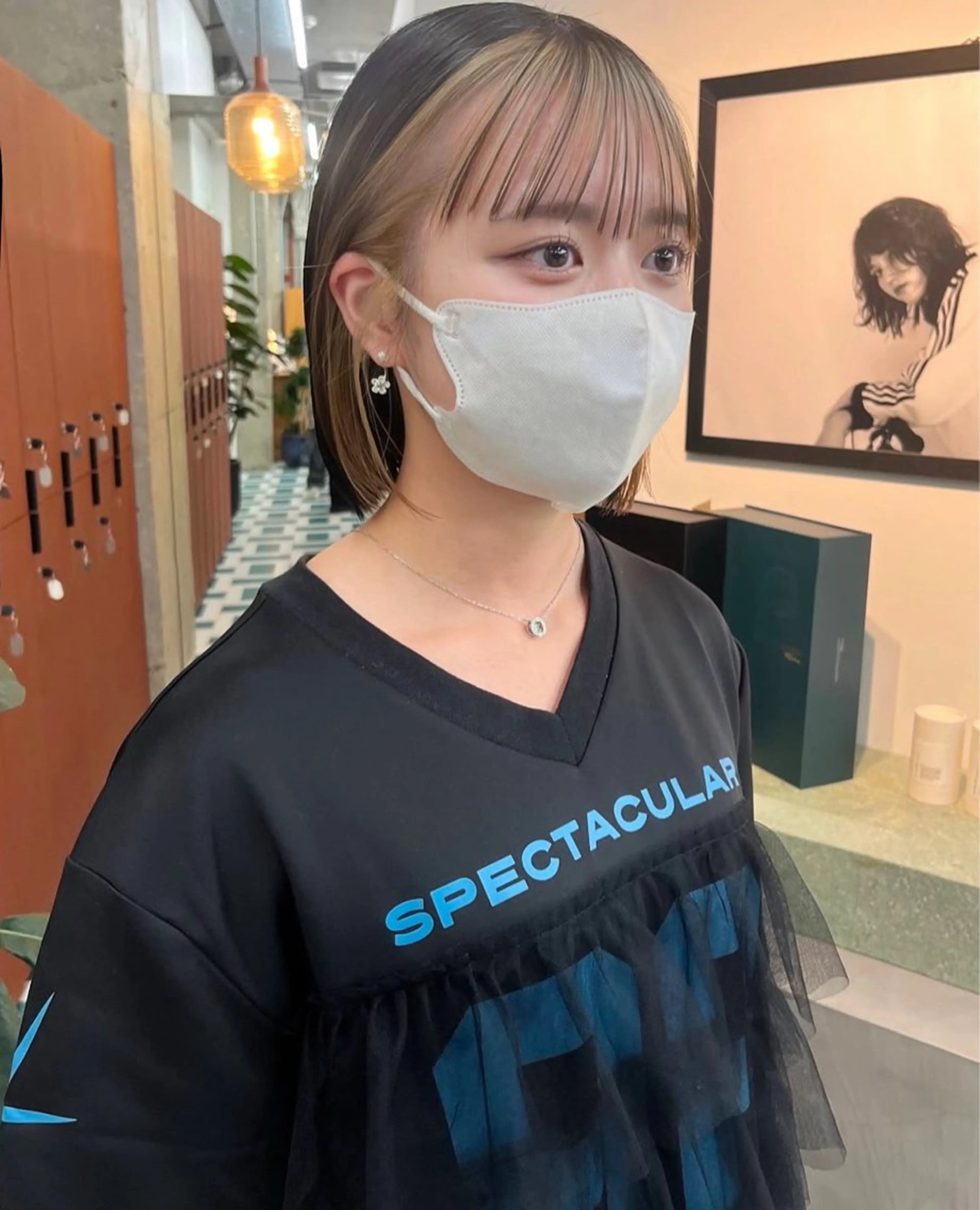 カラー ひかり/透明感カラー /ボブのヘアスタイル