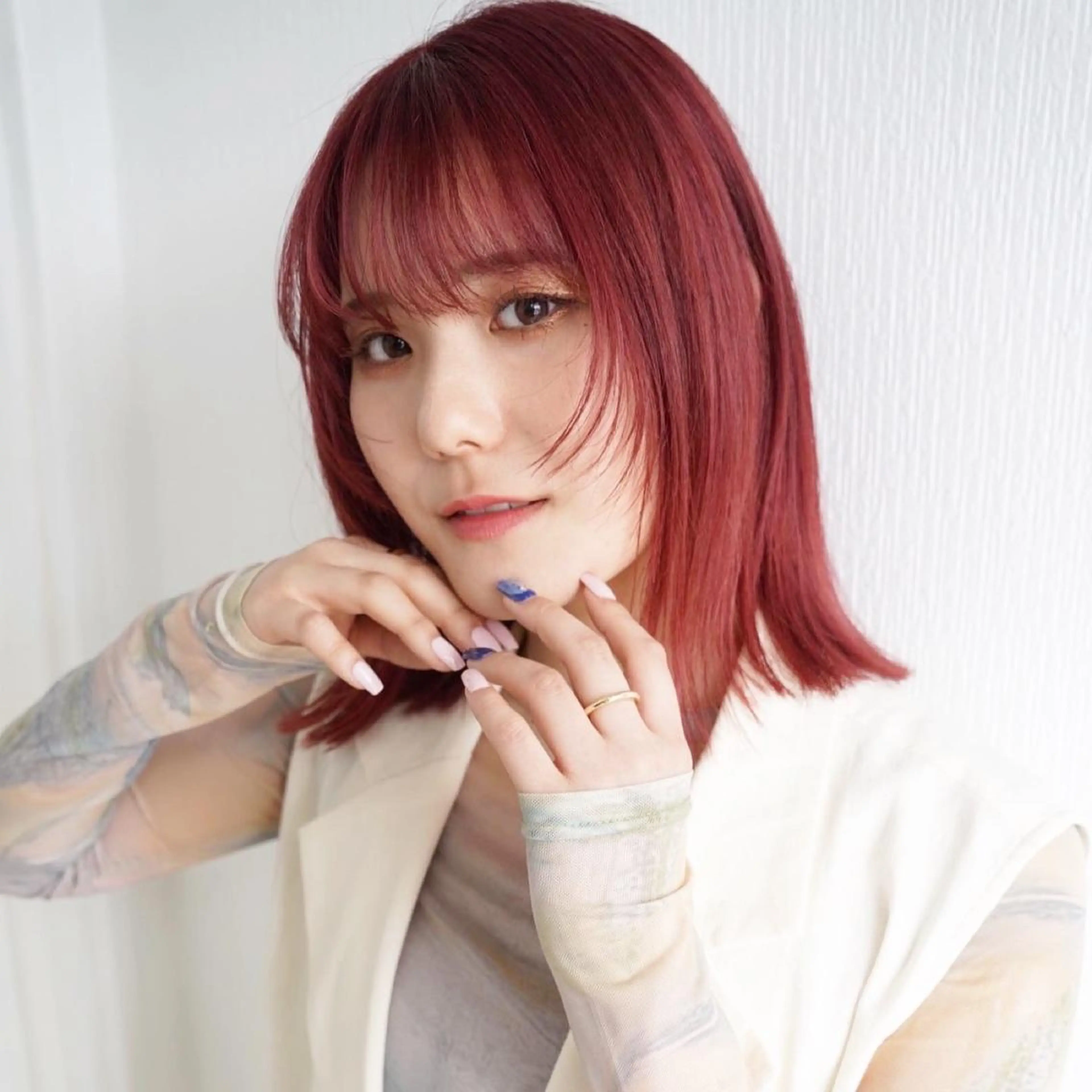 セミロング 顔周りカット LOMARLIE🫧 🩰HIKARUのヘアスタイル
