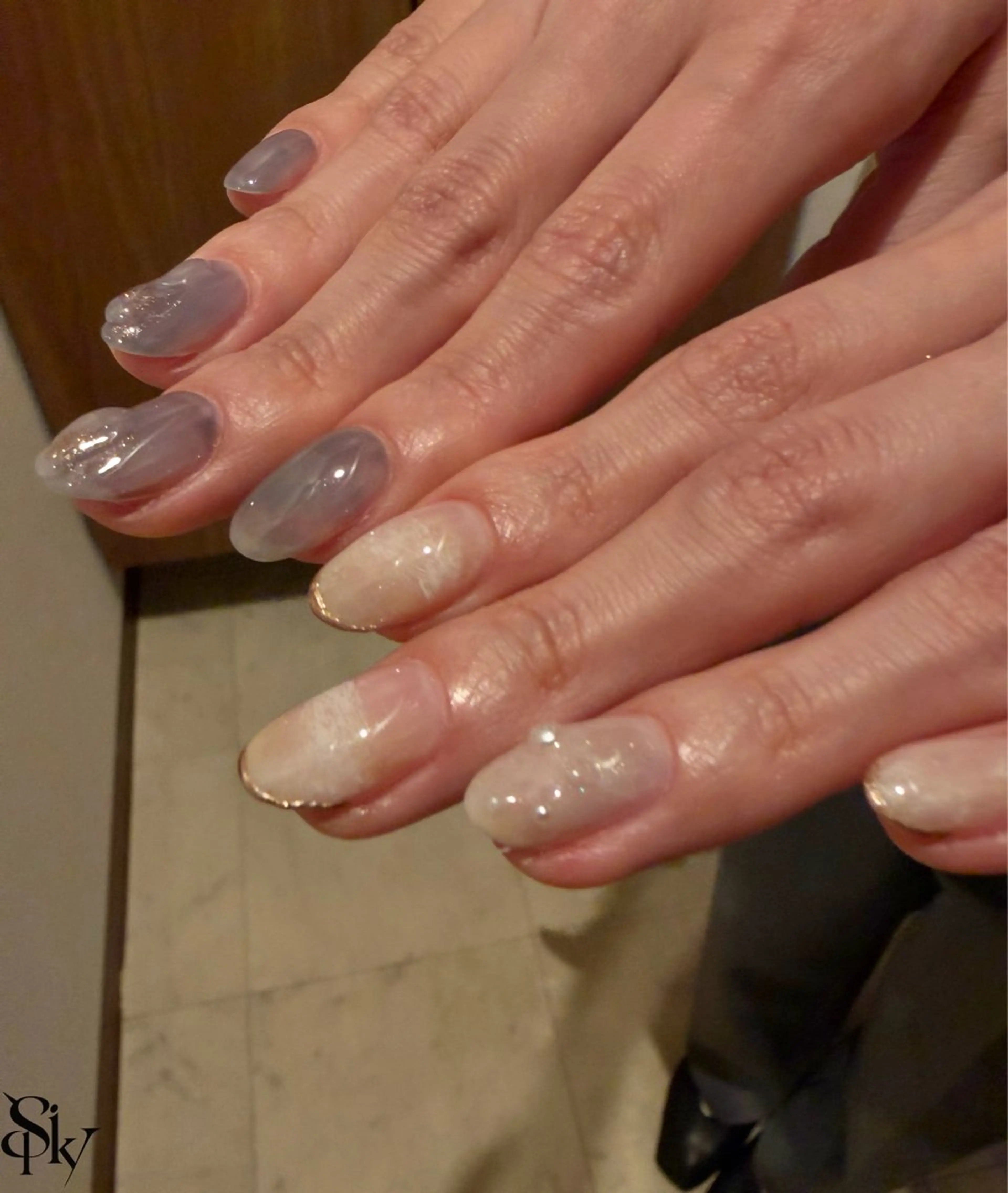 ネイル ハンドネイル Spiky とうげ ふうかのネイルデザイン