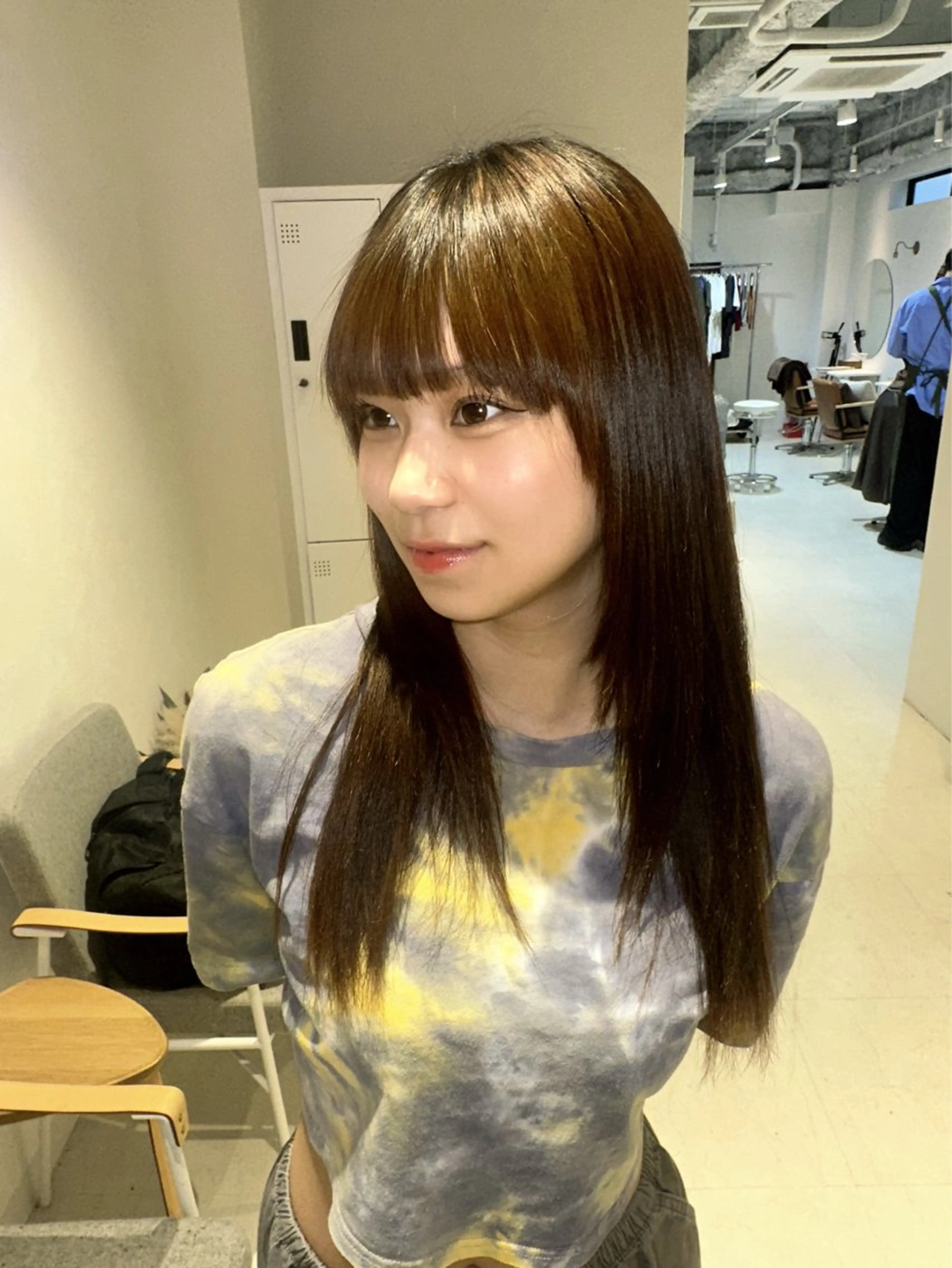 ロング カラー りせ 🧸𖤐久米川のヘアスタイル