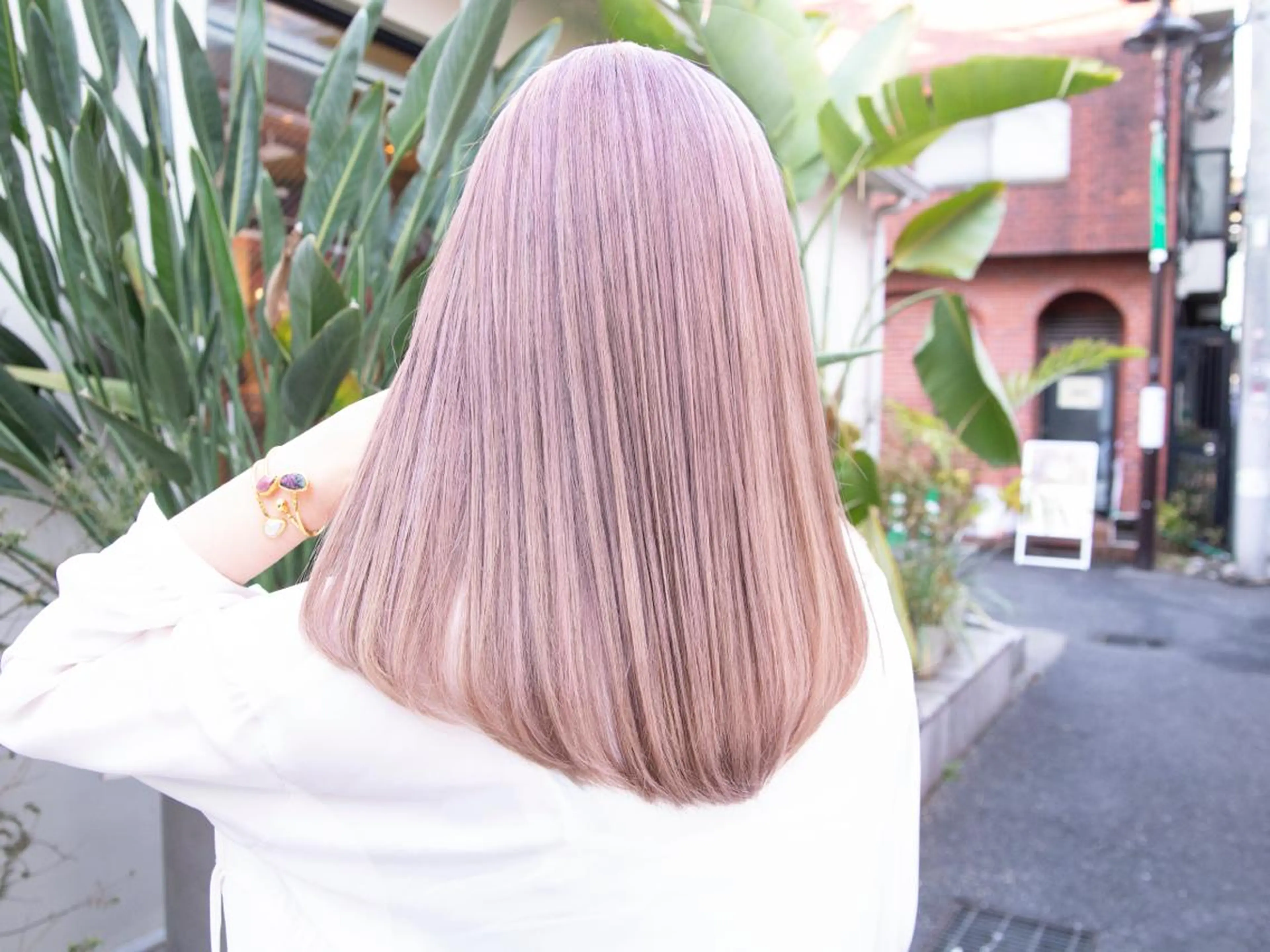 ロング カラー カット Re:ta Hair 飯田淳平のヘアスタイル