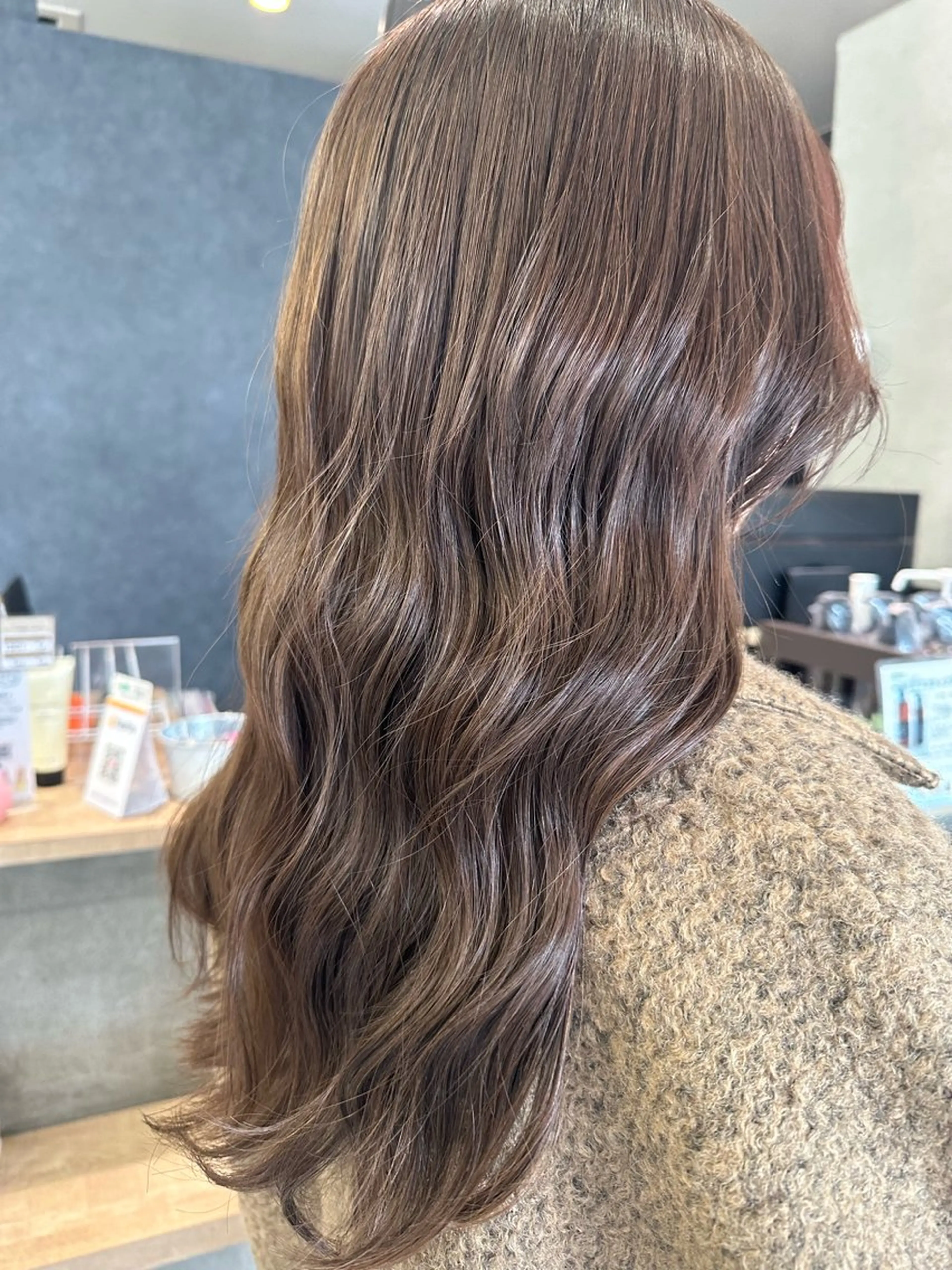 人気NO.1🌟カット+ブリーチ無しダブルカラー+艶トリートメントの写真