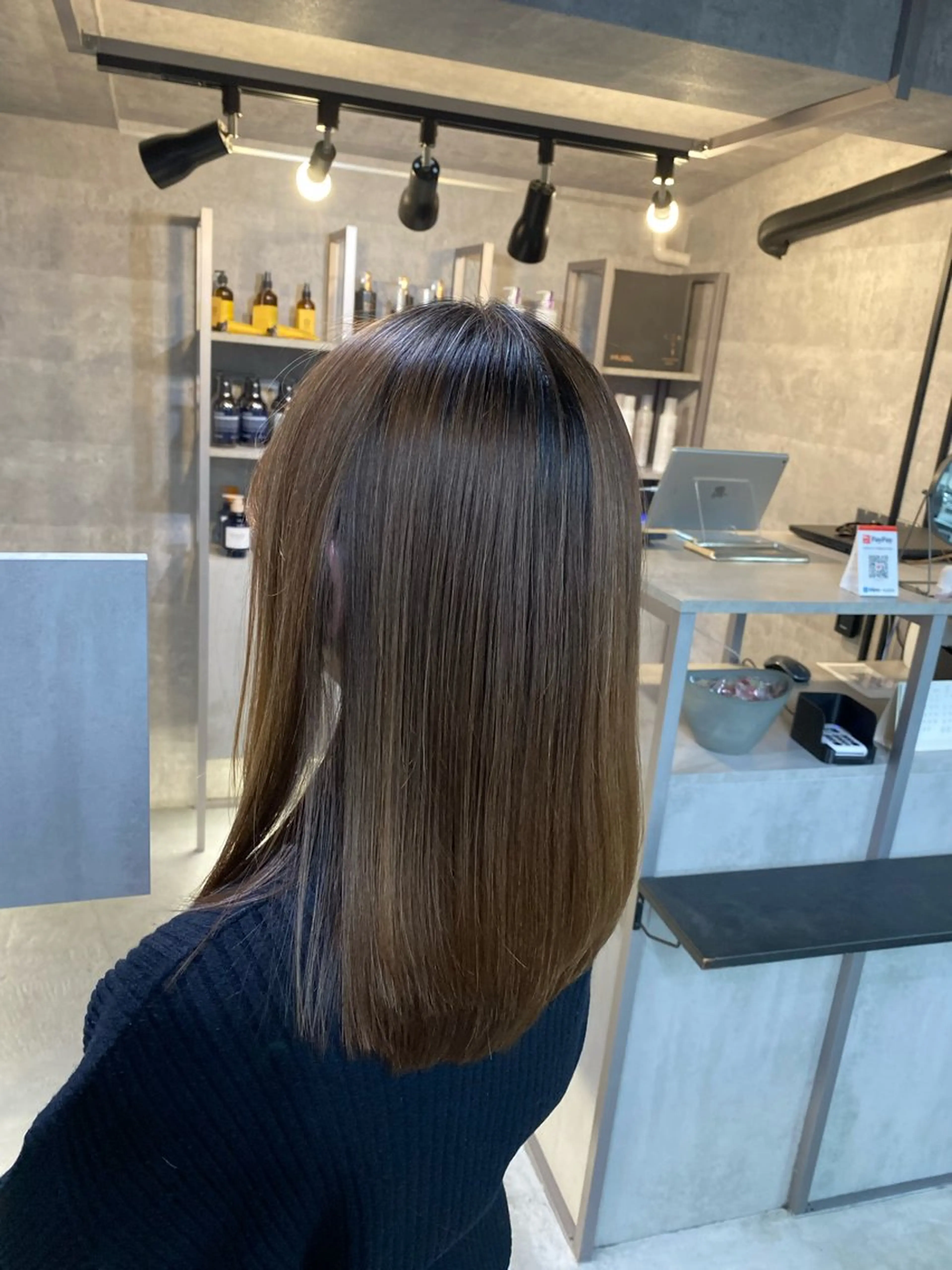 ミディアム 髪質改善 Riho 🥣🤍のヘアスタイル